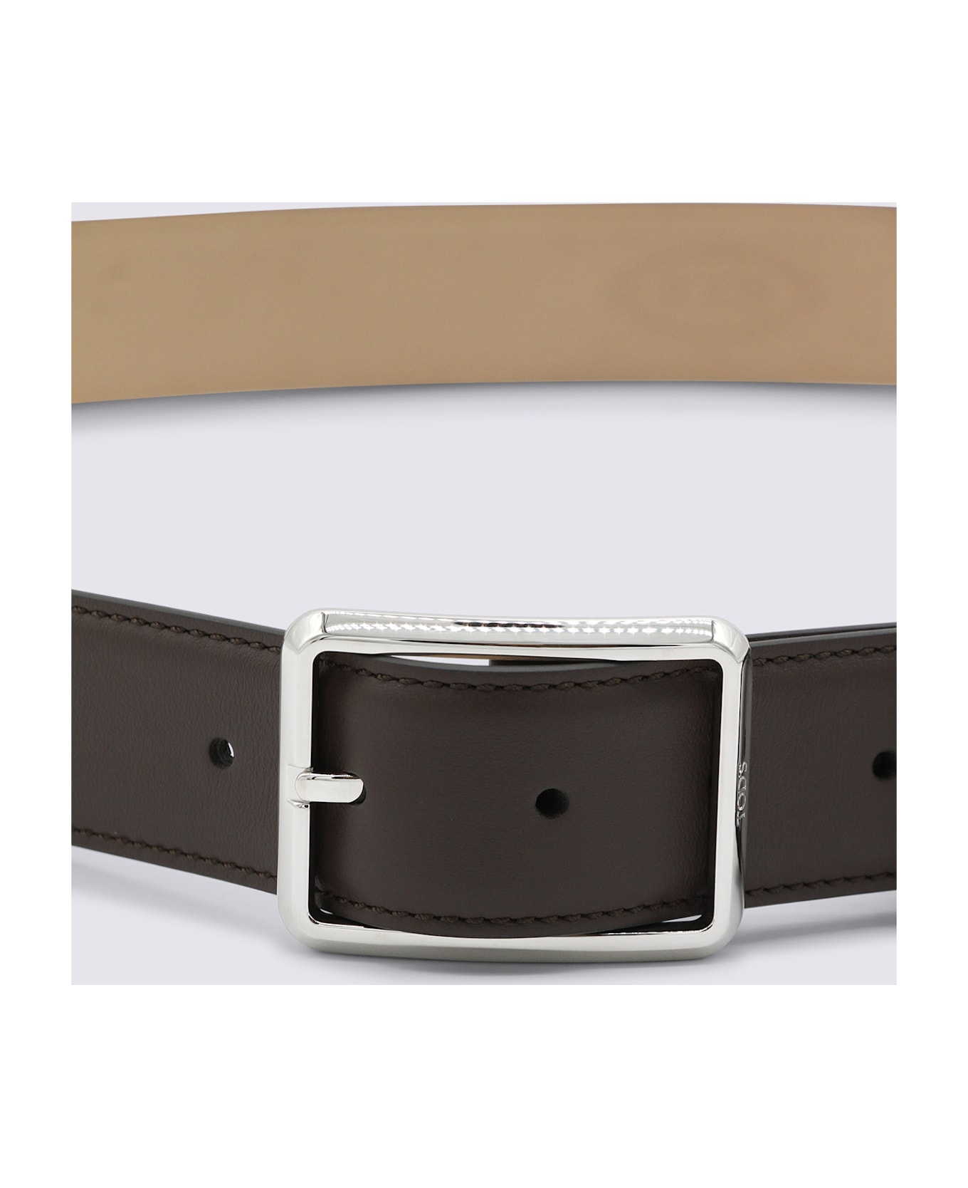 Tod's Brown Leather Belt - Brown