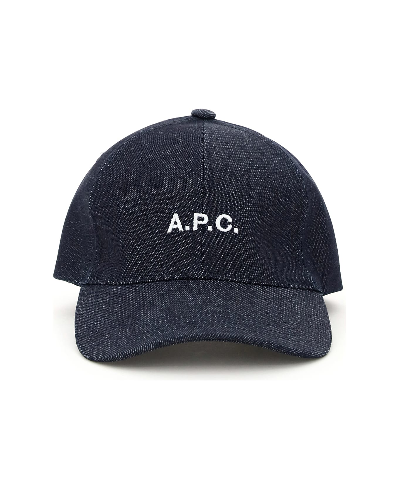 A.P.C. Logo Baseball Cap - Blue 帽子