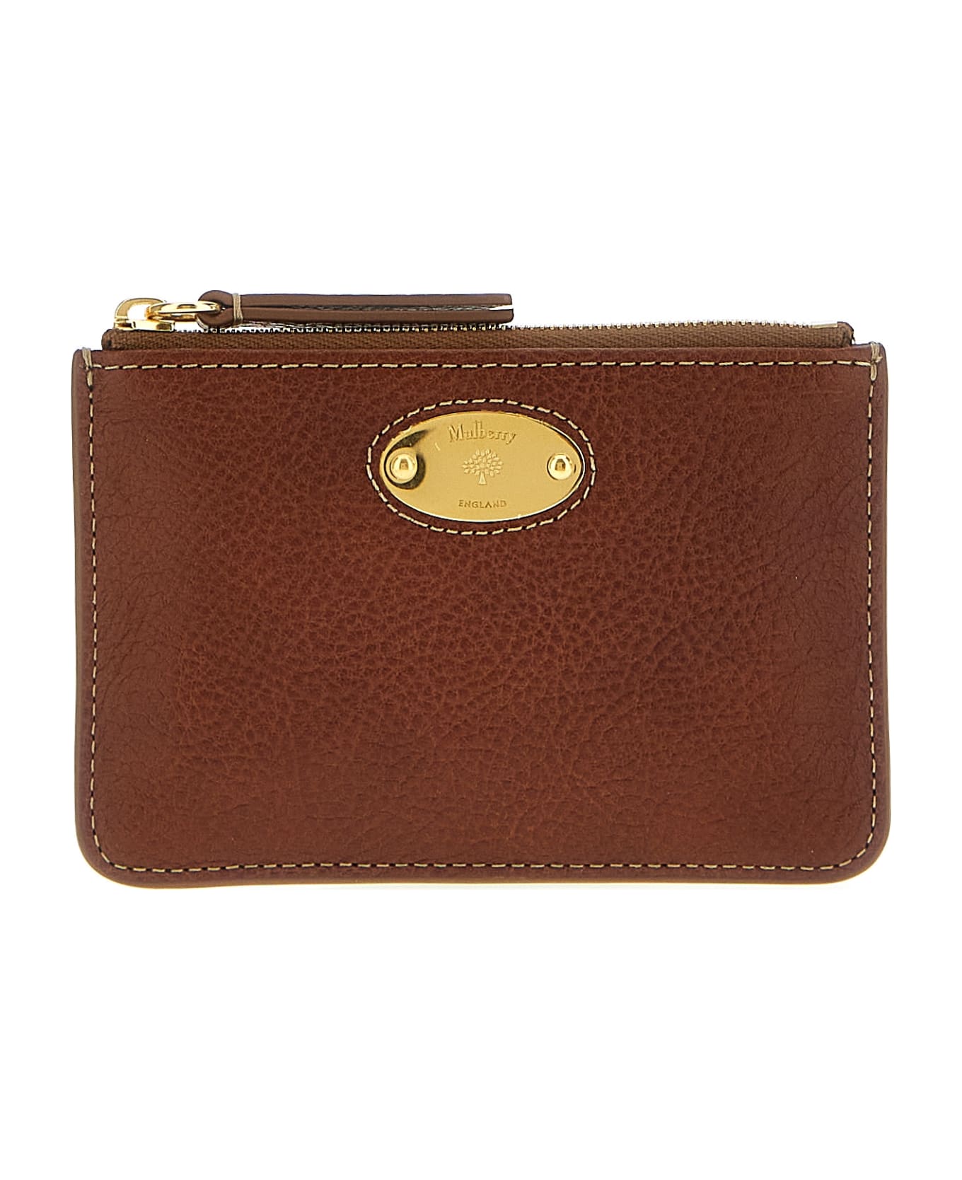 Mulberry Plaque Small Wallet - Brown