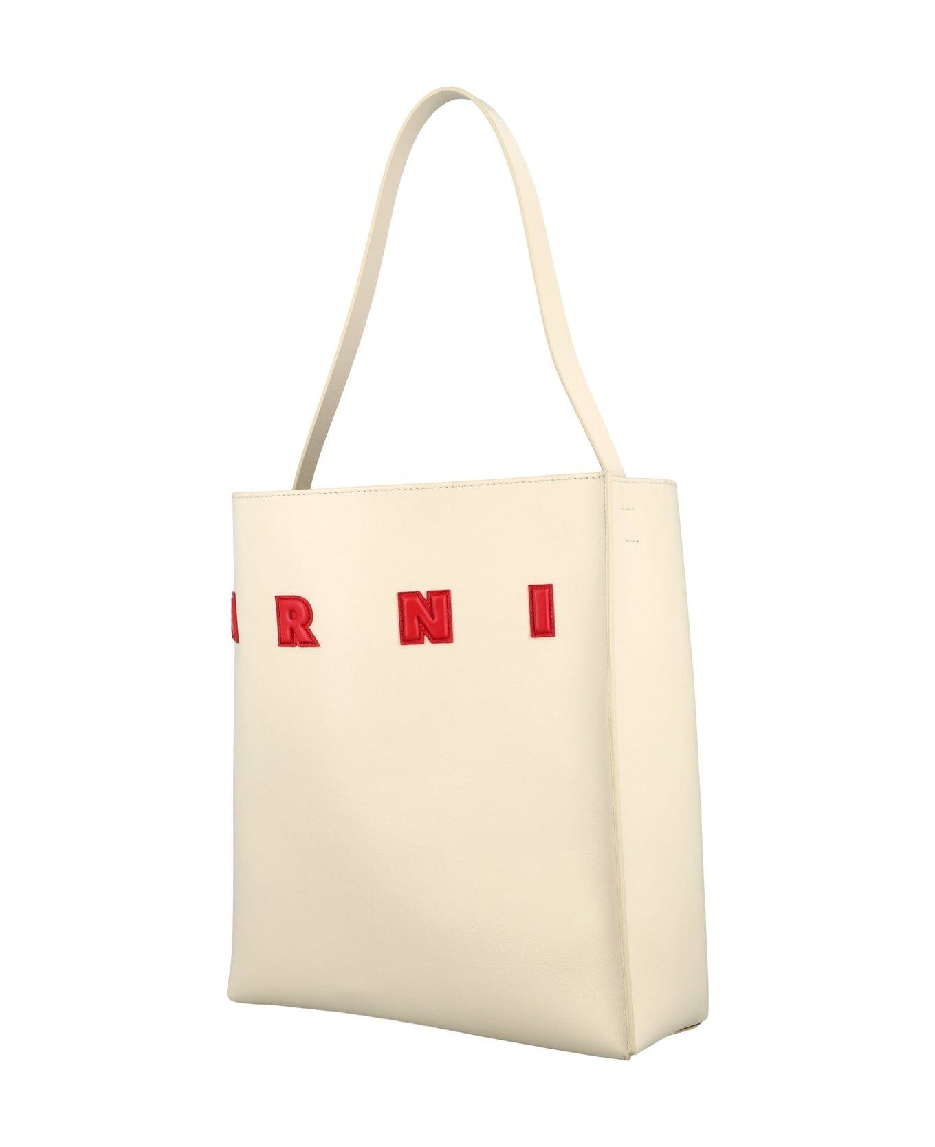Marni Museo Logo Patch Tote Bag