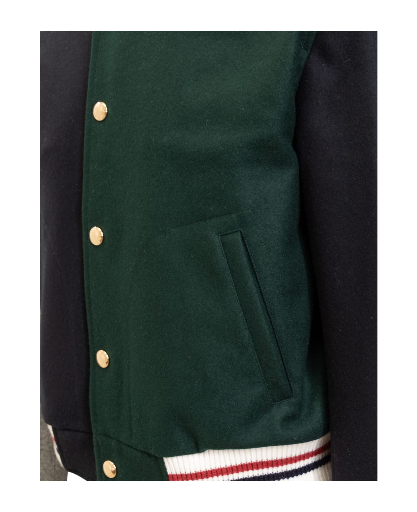 Thom Browne Colorblock Jacket - DK GREEN ジャケット