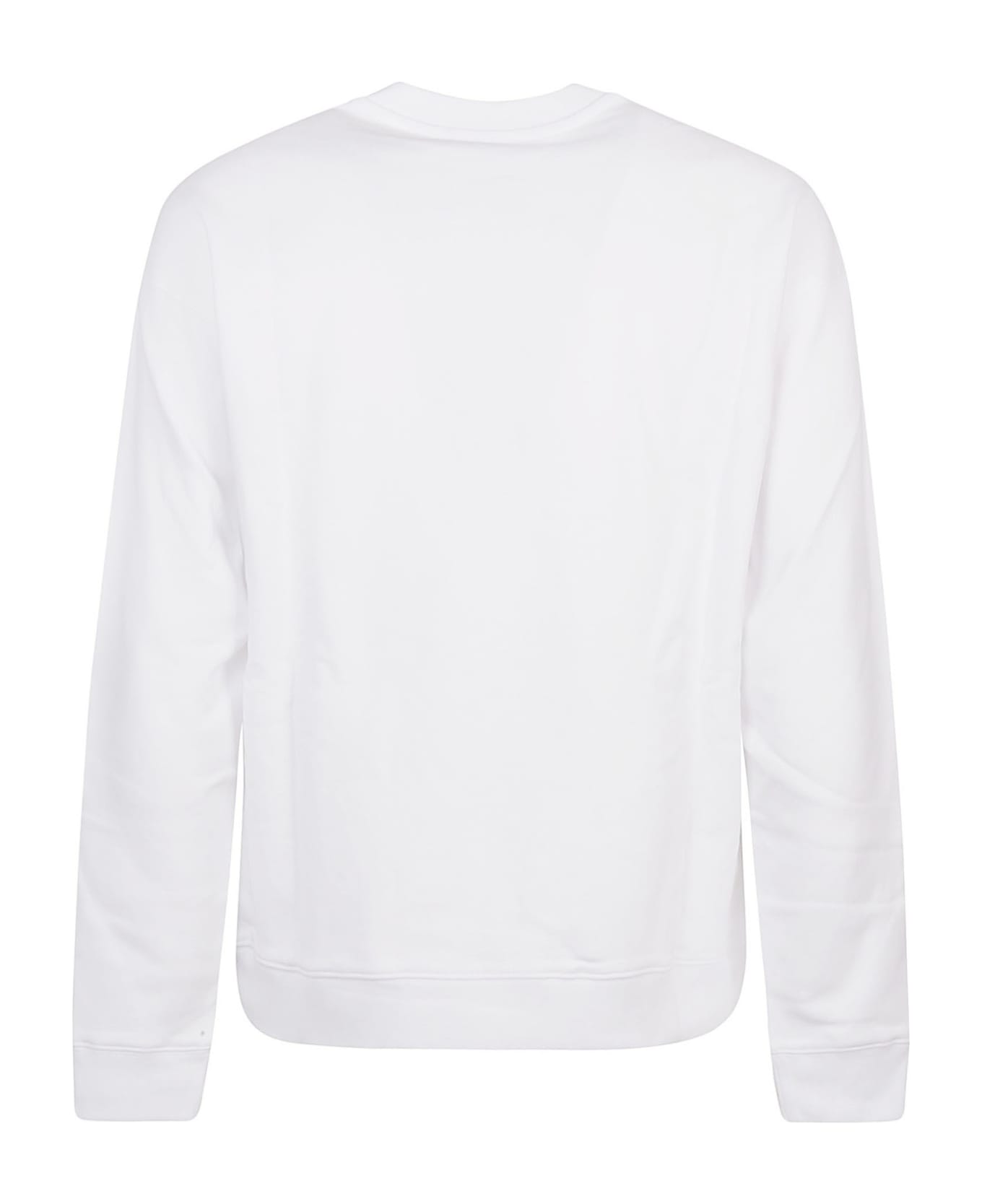 Moschino Printed Logo Sweatshirt - Bianco Fantasia