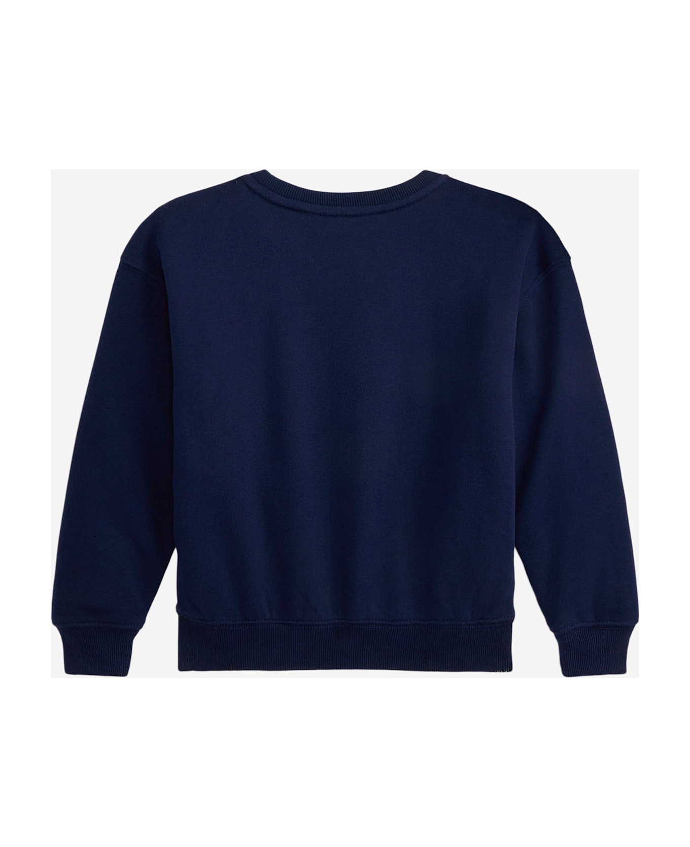 Polo Ralph Lauren Cotton Blend Sweatshirt With Polo Bear Print - Blue