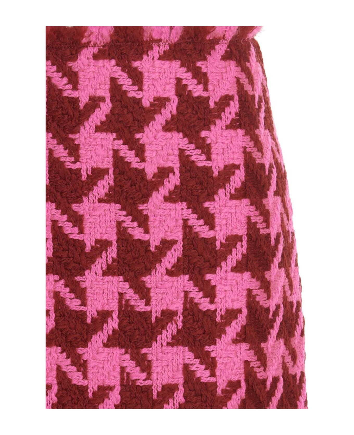 Versace Houndstooth Skirt - Multicolor