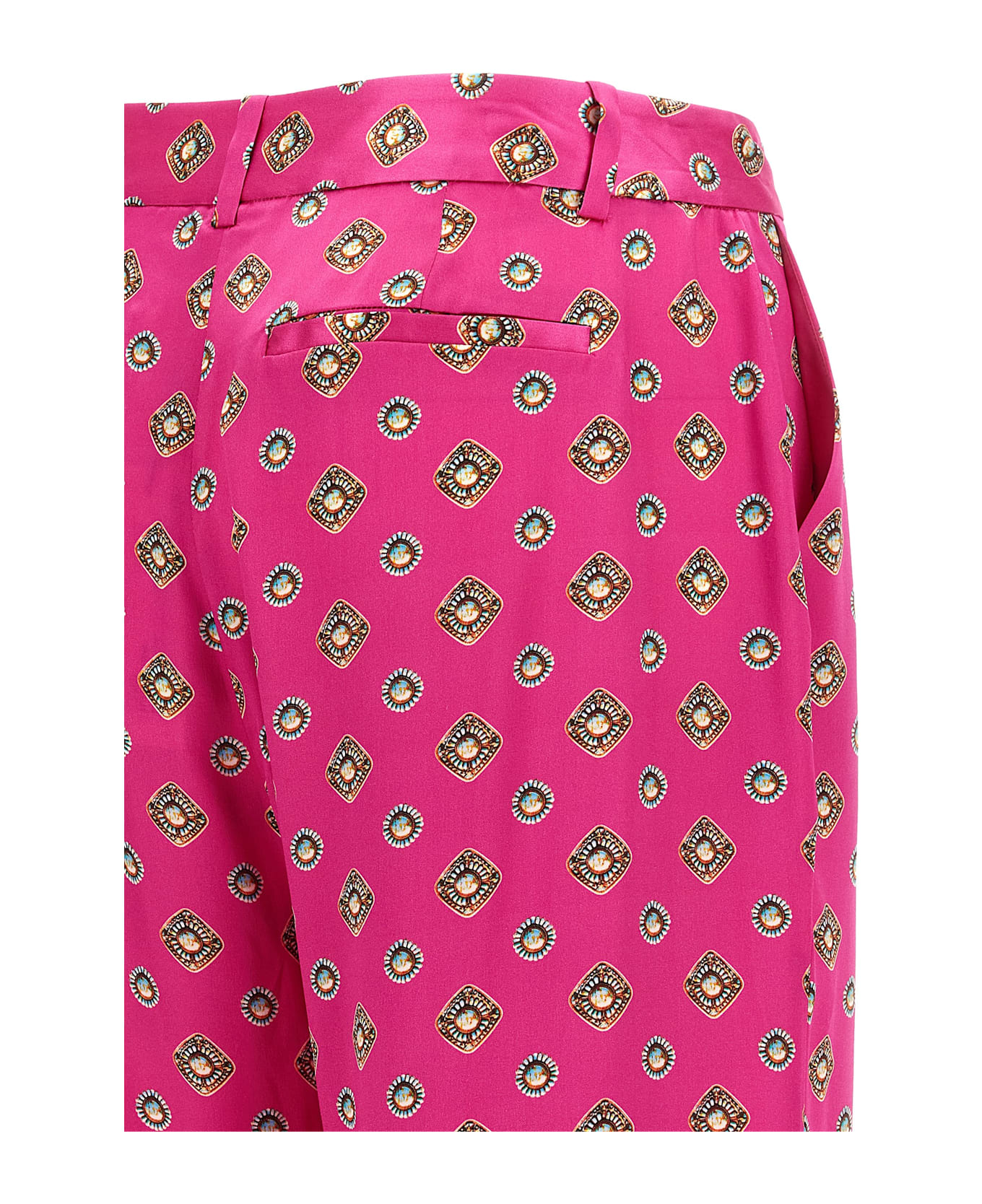 L'Agence 'pilar' Pants - Fuchsia