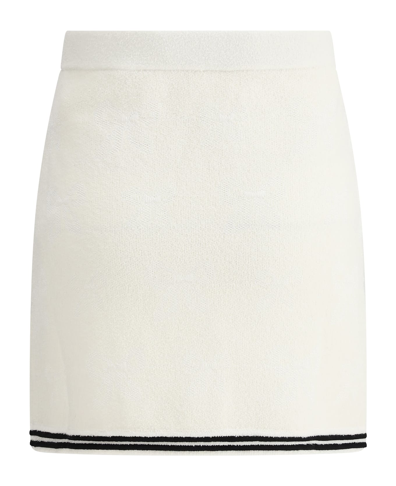 self-portrait Midi Skirt - Cream