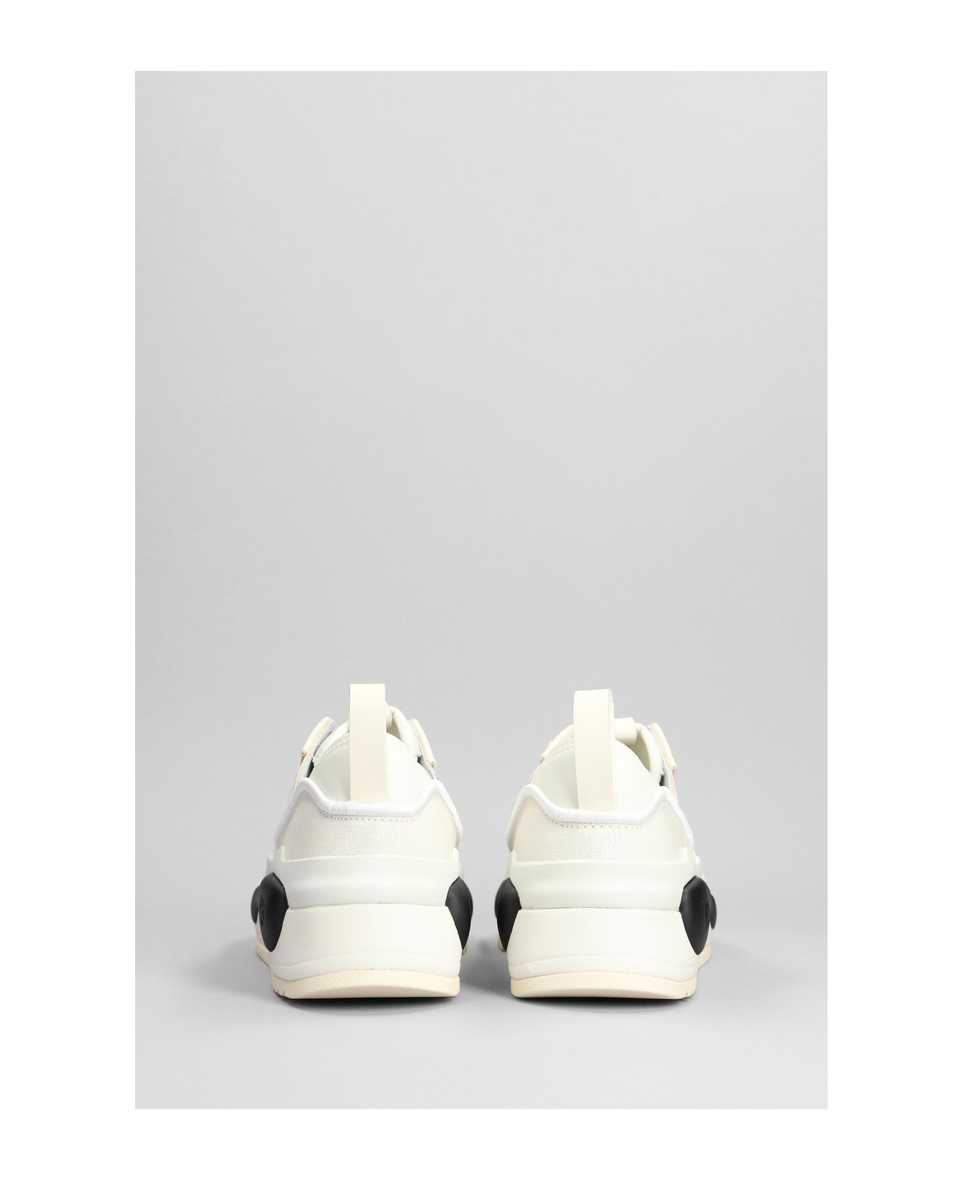 Y-3 Rivalry White Leather Sneakers - OFF WHITE WONDER WHITE (White)