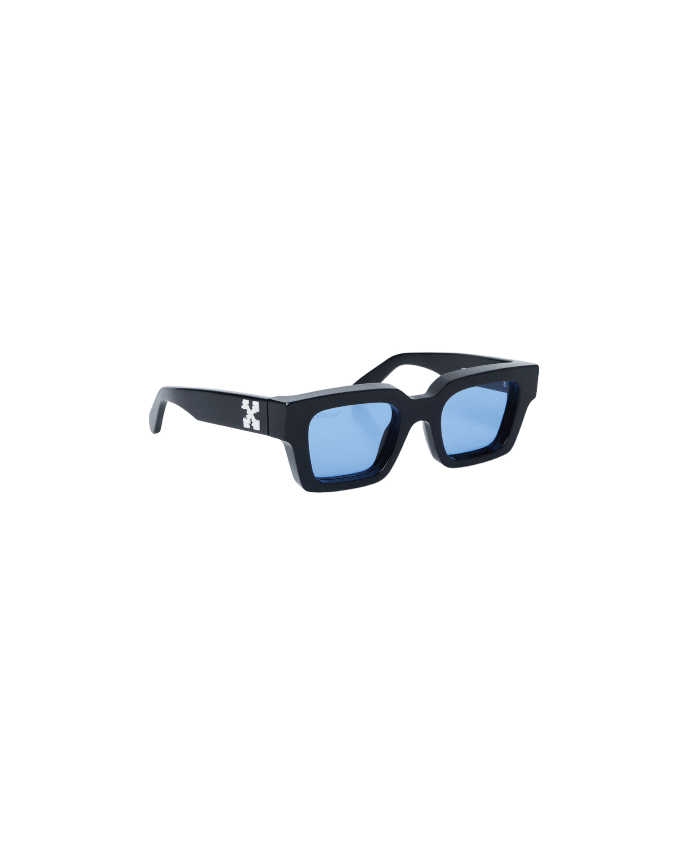 Off-White Virgil - Black - White Logo ermenegildo Sunglasses