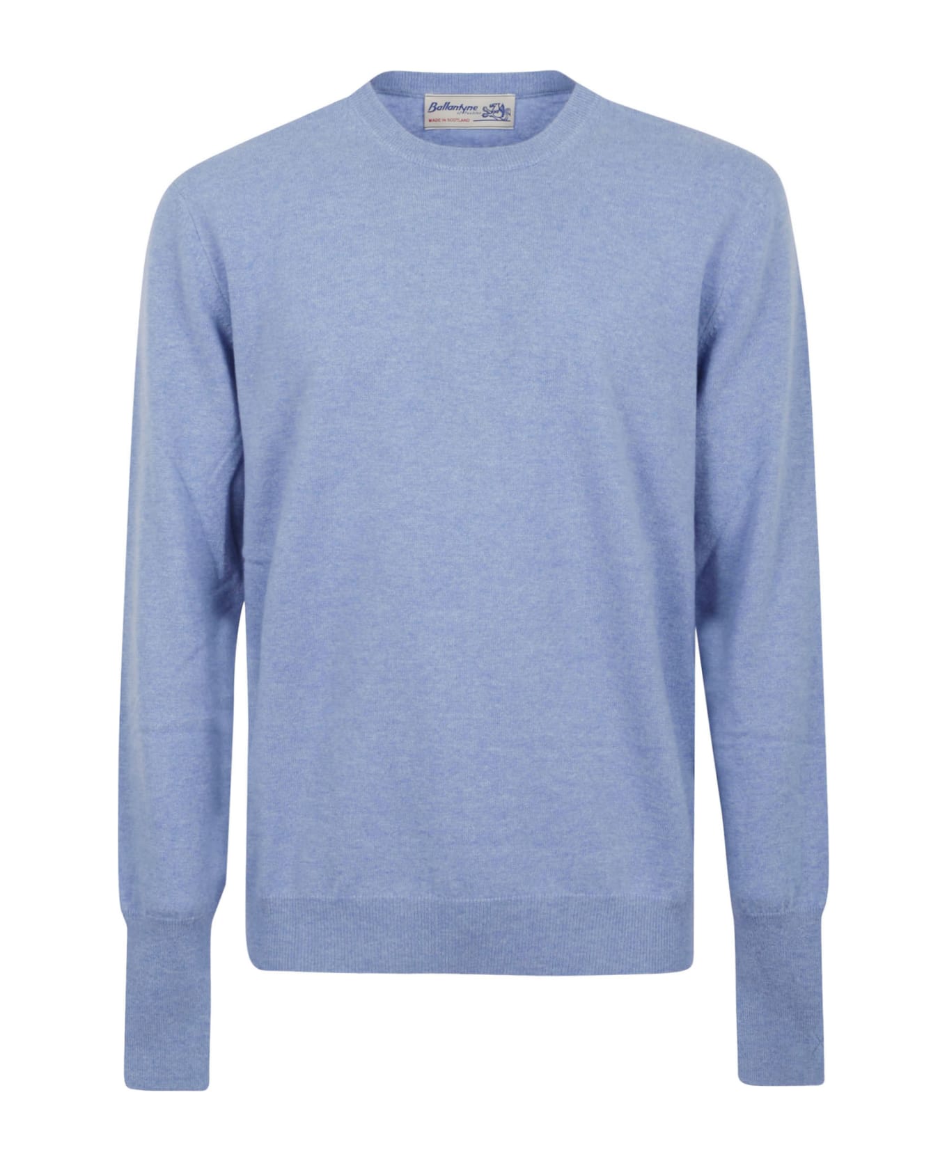 Ballantyne Round Neck Pullover - Clear Blue