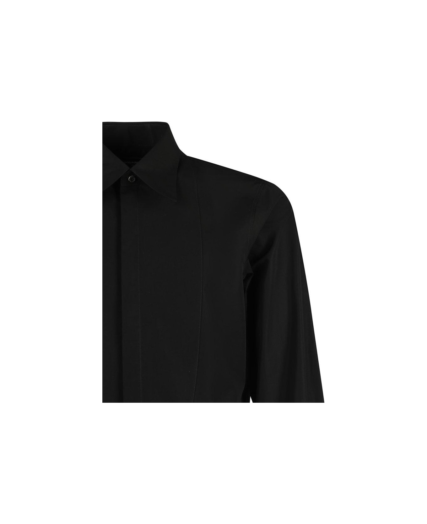 Dsquared2 Pointed-collar Conceal Fastened Shirt