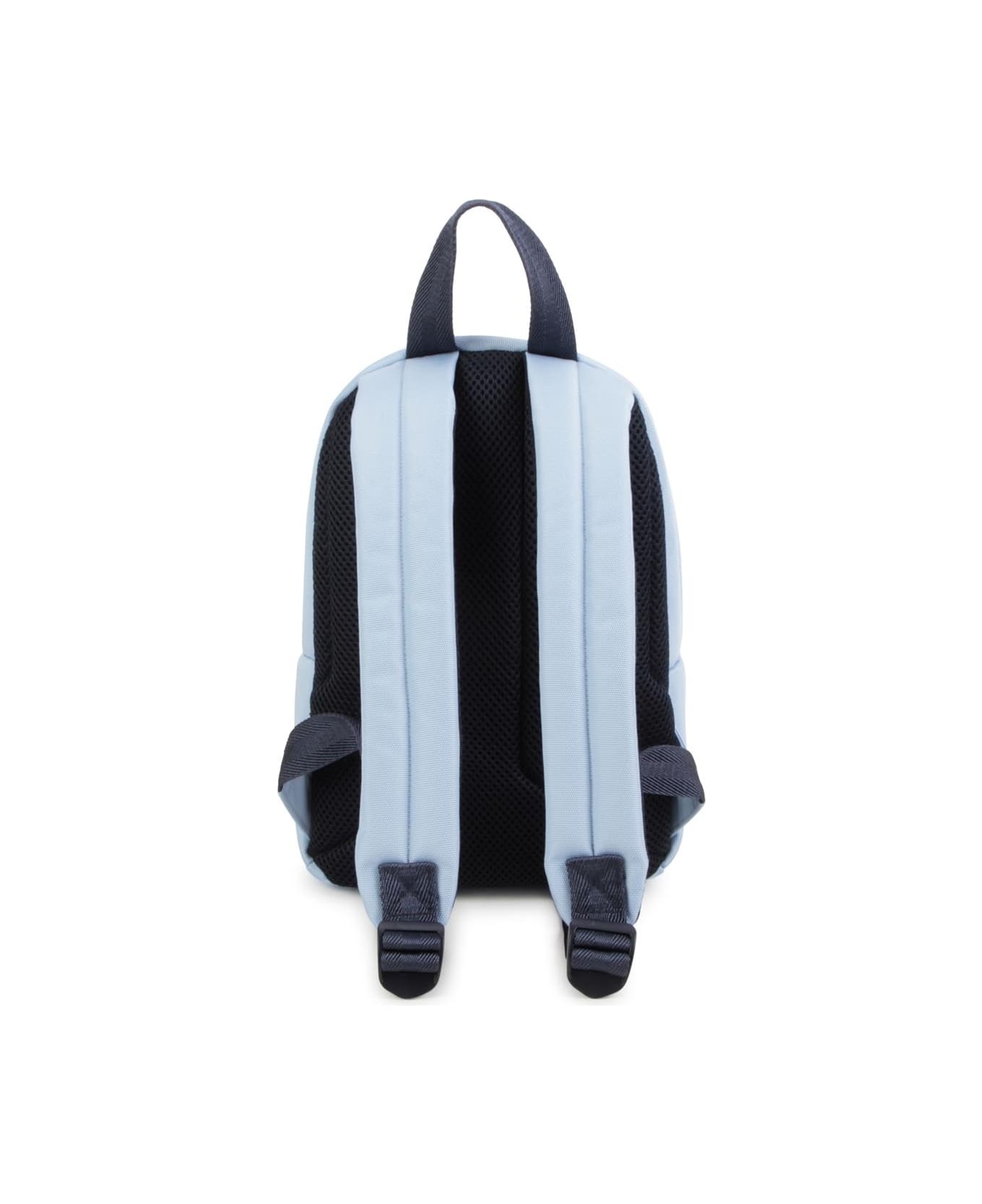 Hugo Boss Backpack With Print - Light blue