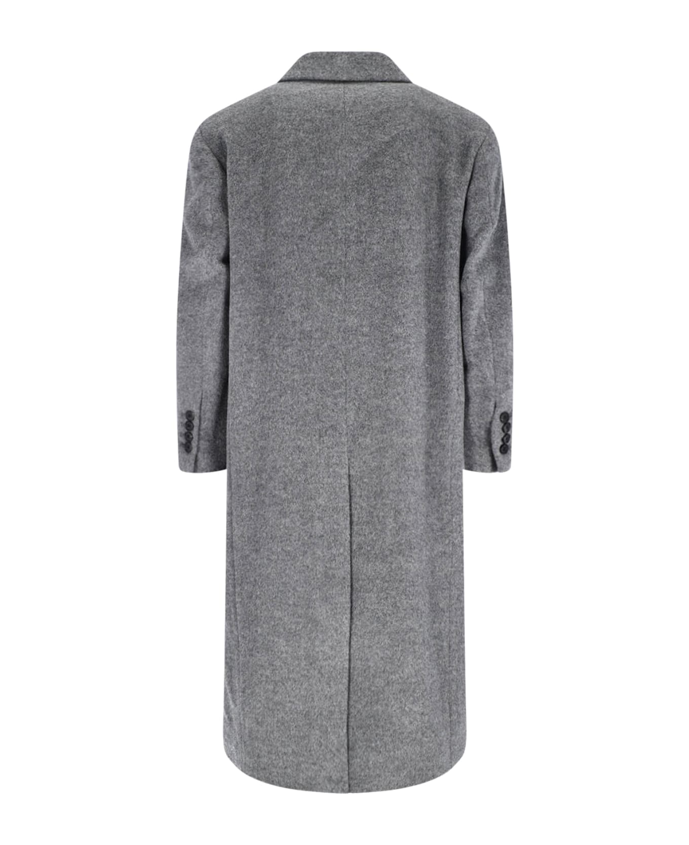 Dunst Single-breasted Coat - Gray