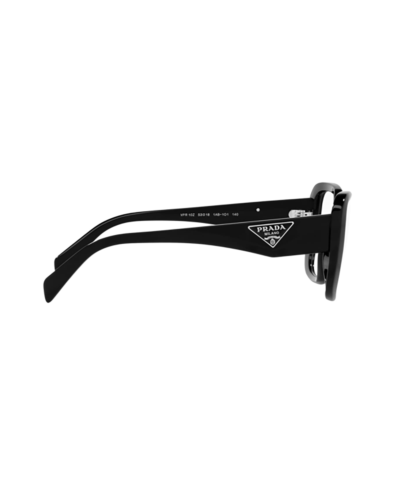 Prada Eyewear Pr 10zv Black Glasses - Black