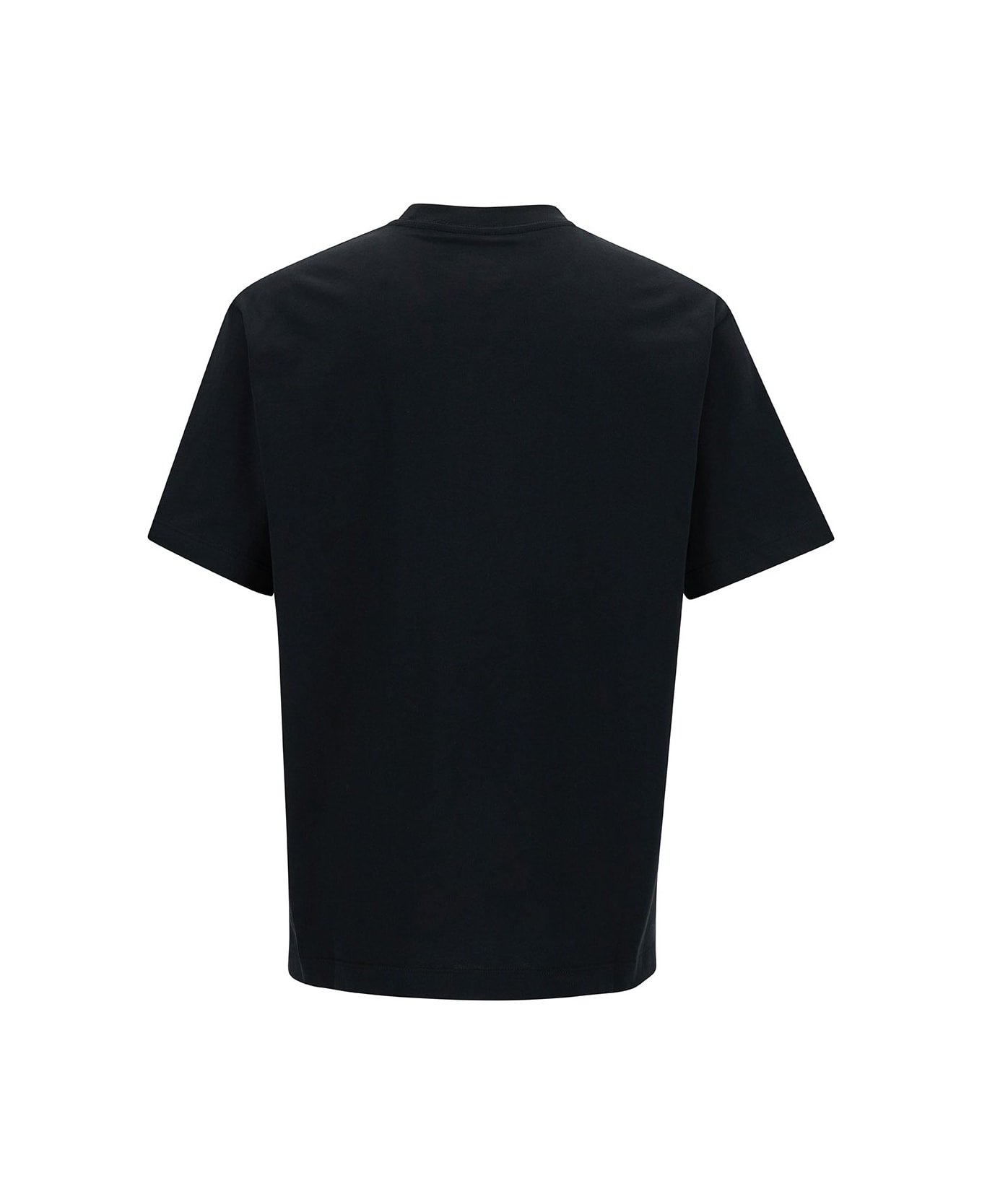 AMIRI Black T-shirt With Contrasting Logo Print In Cotton Man - Black シャツ