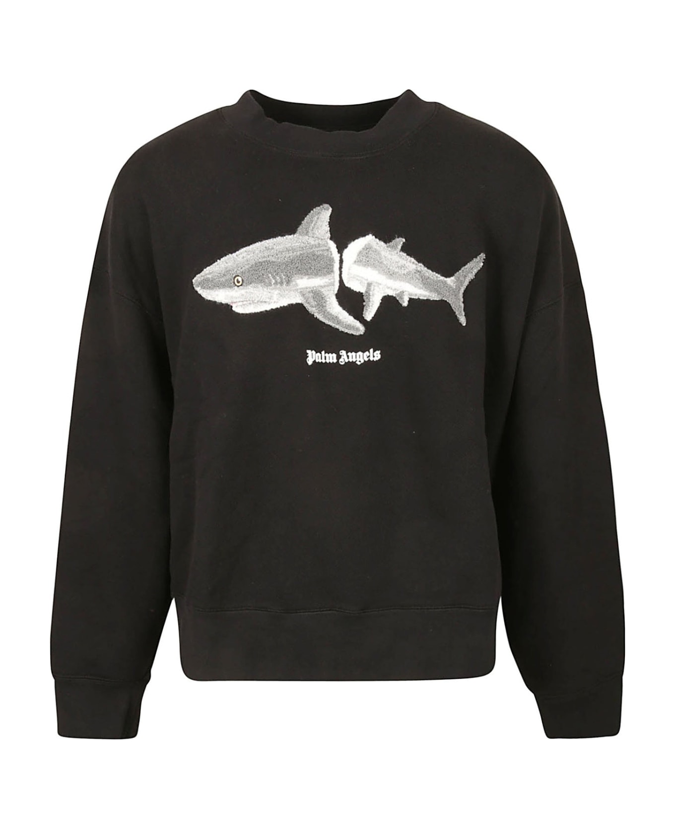Palm Angels Shark Sweatshirt - Black