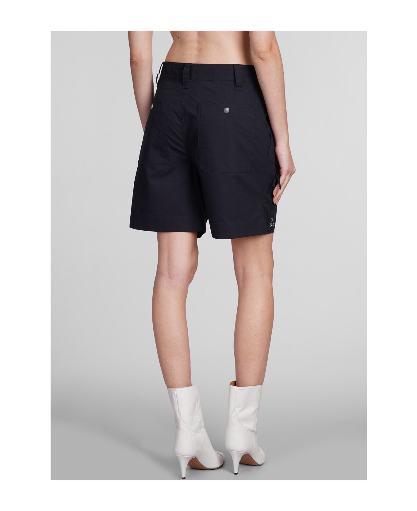 Marant Étoile Kynan High-waist Shorts - black ショートパンツ