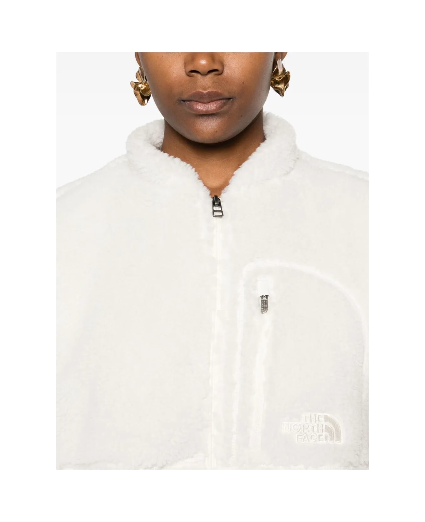 The North Face W Extreme Pile 2 Fz Jacket - White