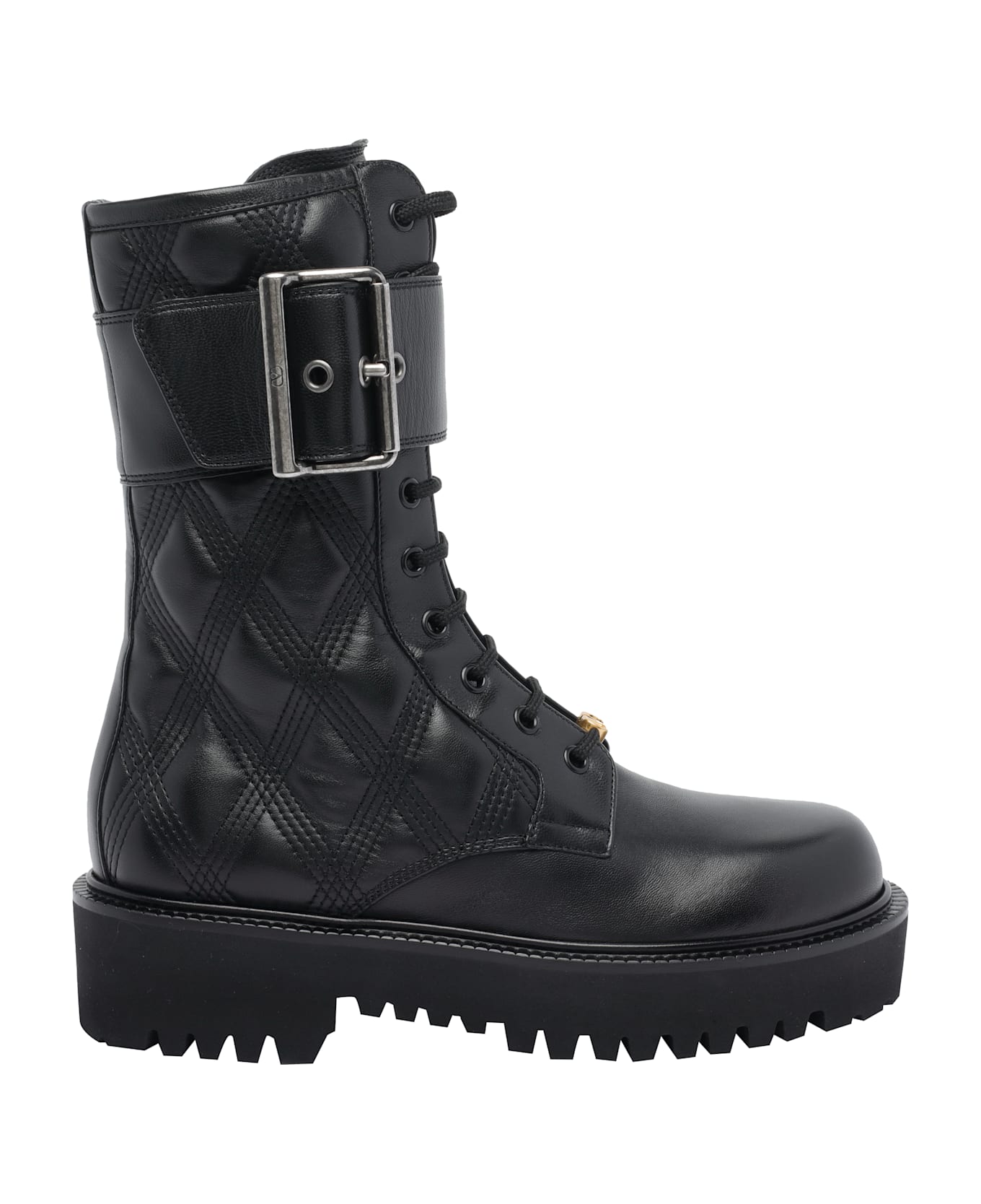 Valentino Garavani Valentino Combat Booties - Black