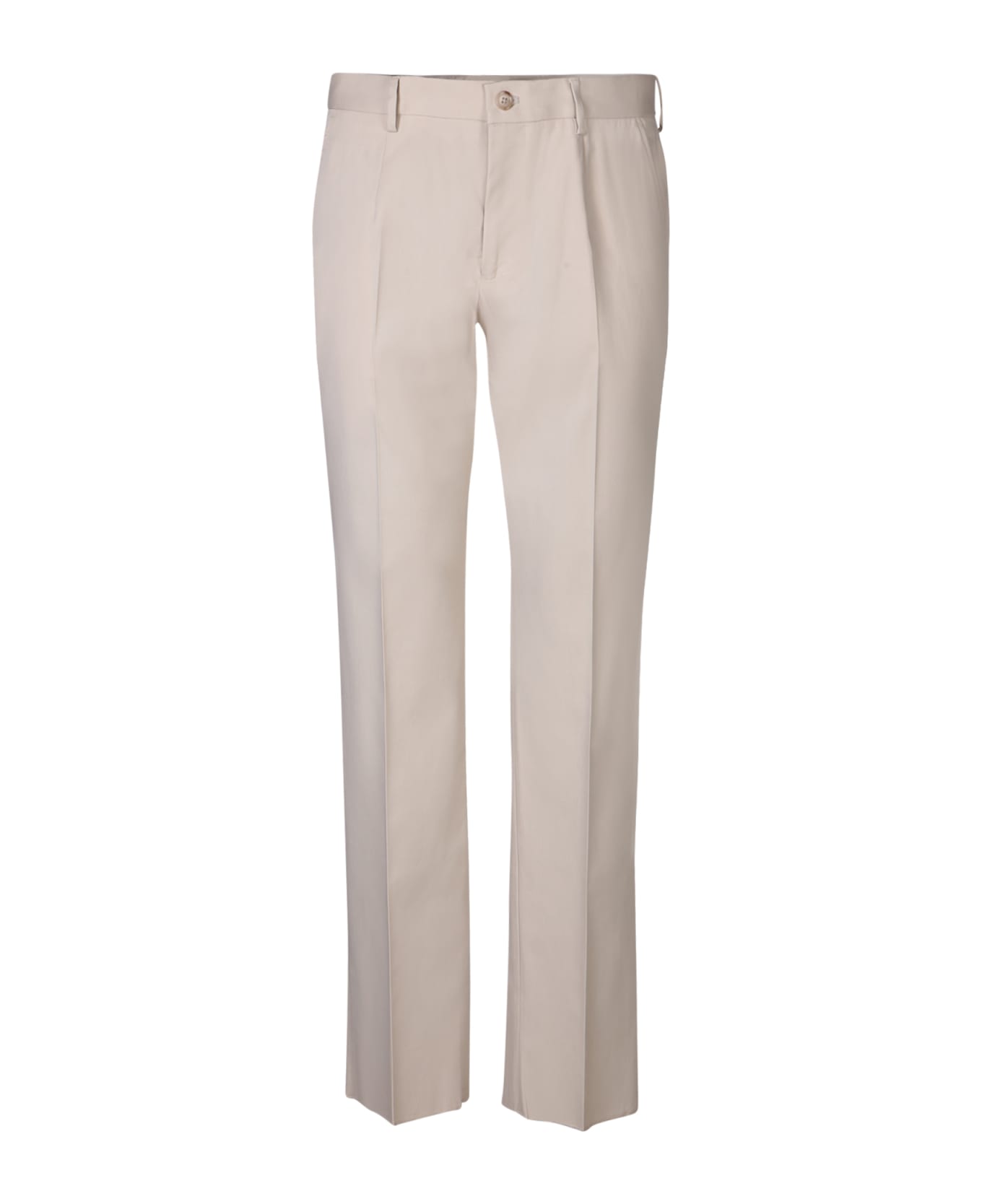 Dolce & Gabbana Straight-leg Tailored Trousers - Beige ボトムス