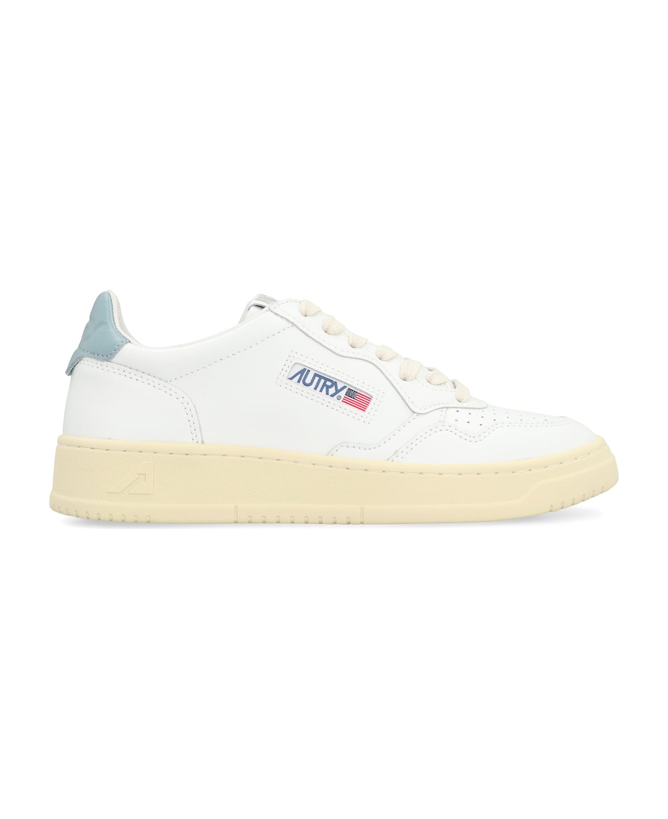 Autry Medalist Low-top Sneakers - Leat/leat Wht/slv Blue