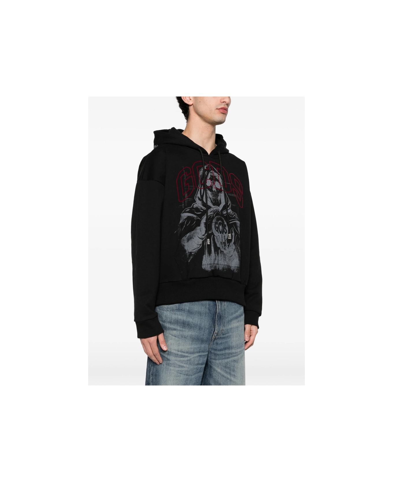 GCDS Sweatshirt - BLACK