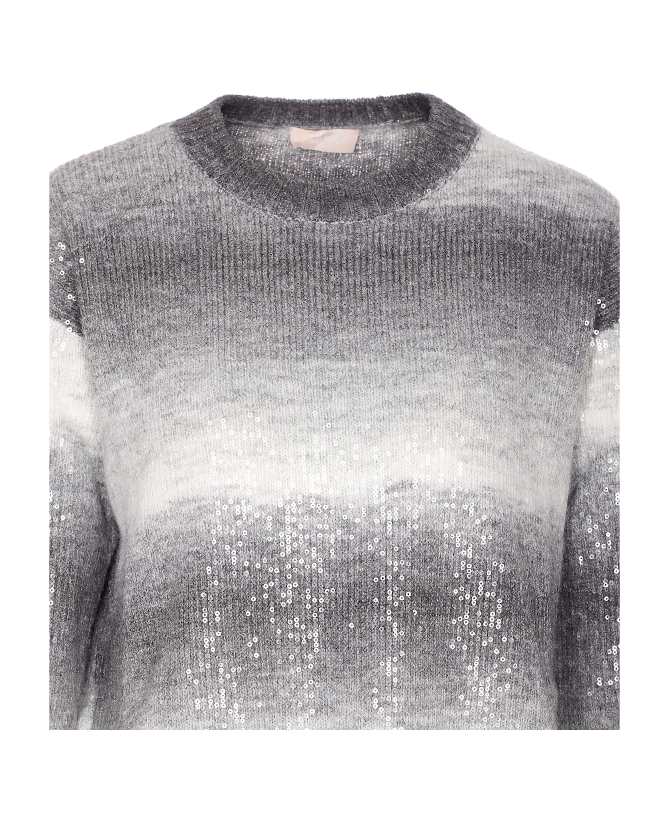 Liu-Jo Sequins Sweater - Grey