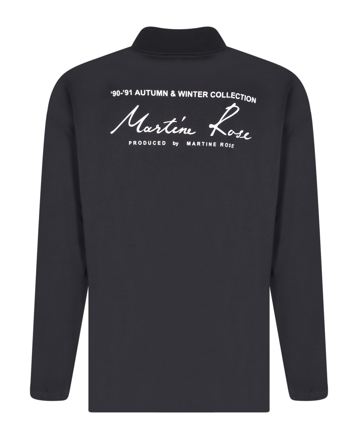 Martine Rose Logo Black T-shirt - Black