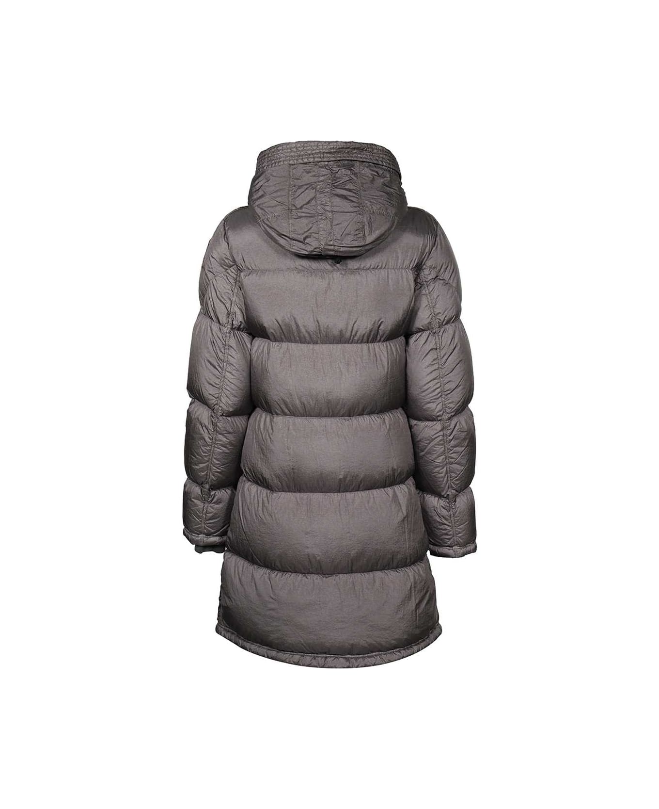 Parajumpers Angelica Long Hooded Down Jacket - grey コート