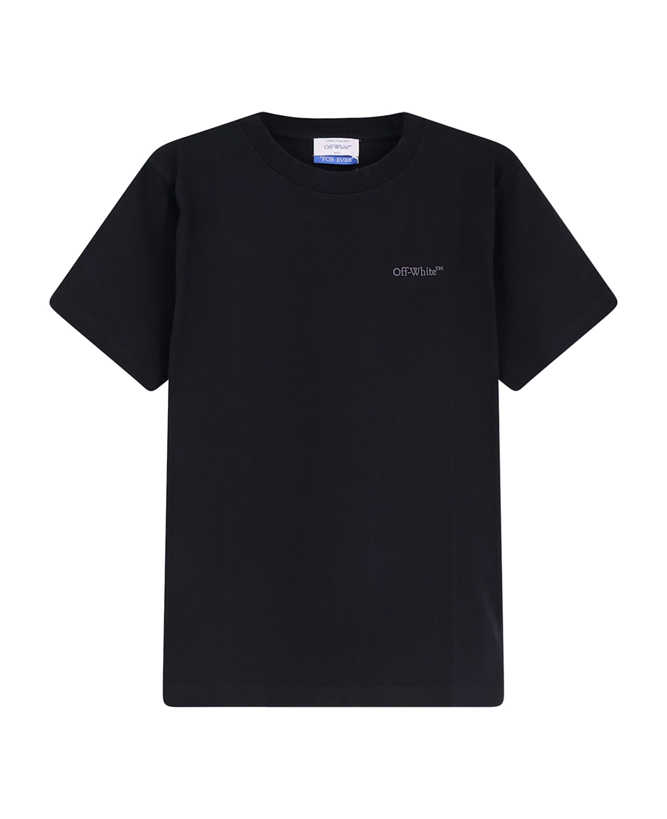Off-White Cotton T-shirt - BLACK - ANTHRACITE