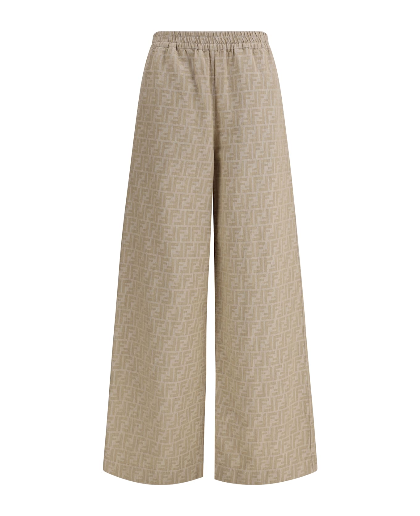 Fendi Chambray Pants - Saz Raffia
