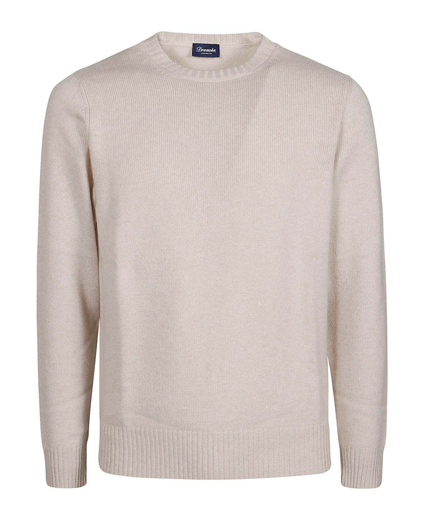 Drumohr Round Neck Sweater - Naturale