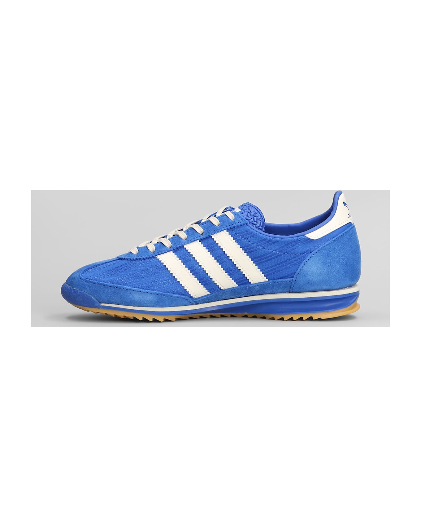 Adidas Sl 72 Og Sneakers In Blue Suede And Fabric - blue