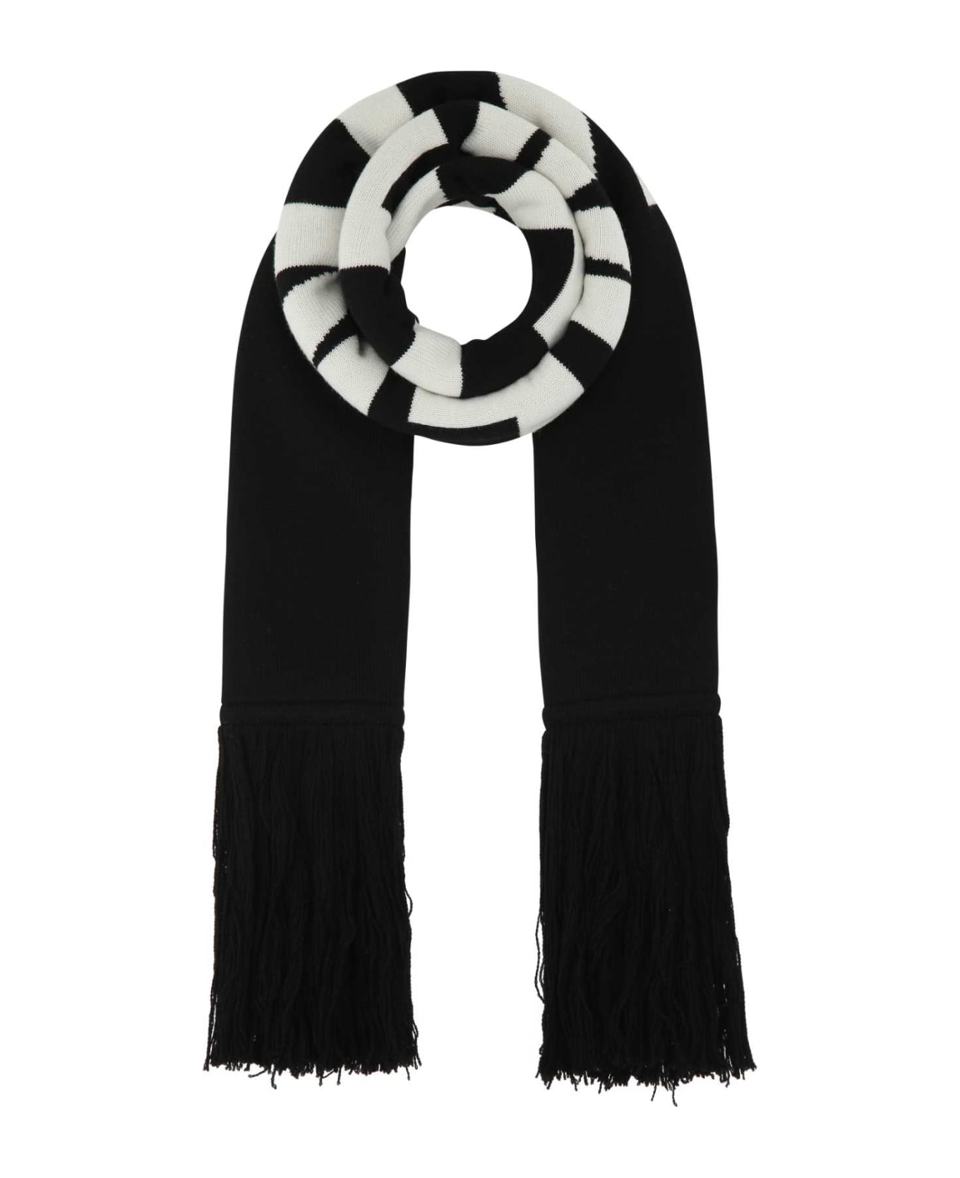 VETEMENTS Black Wool Scarf - BLACK スカーフ