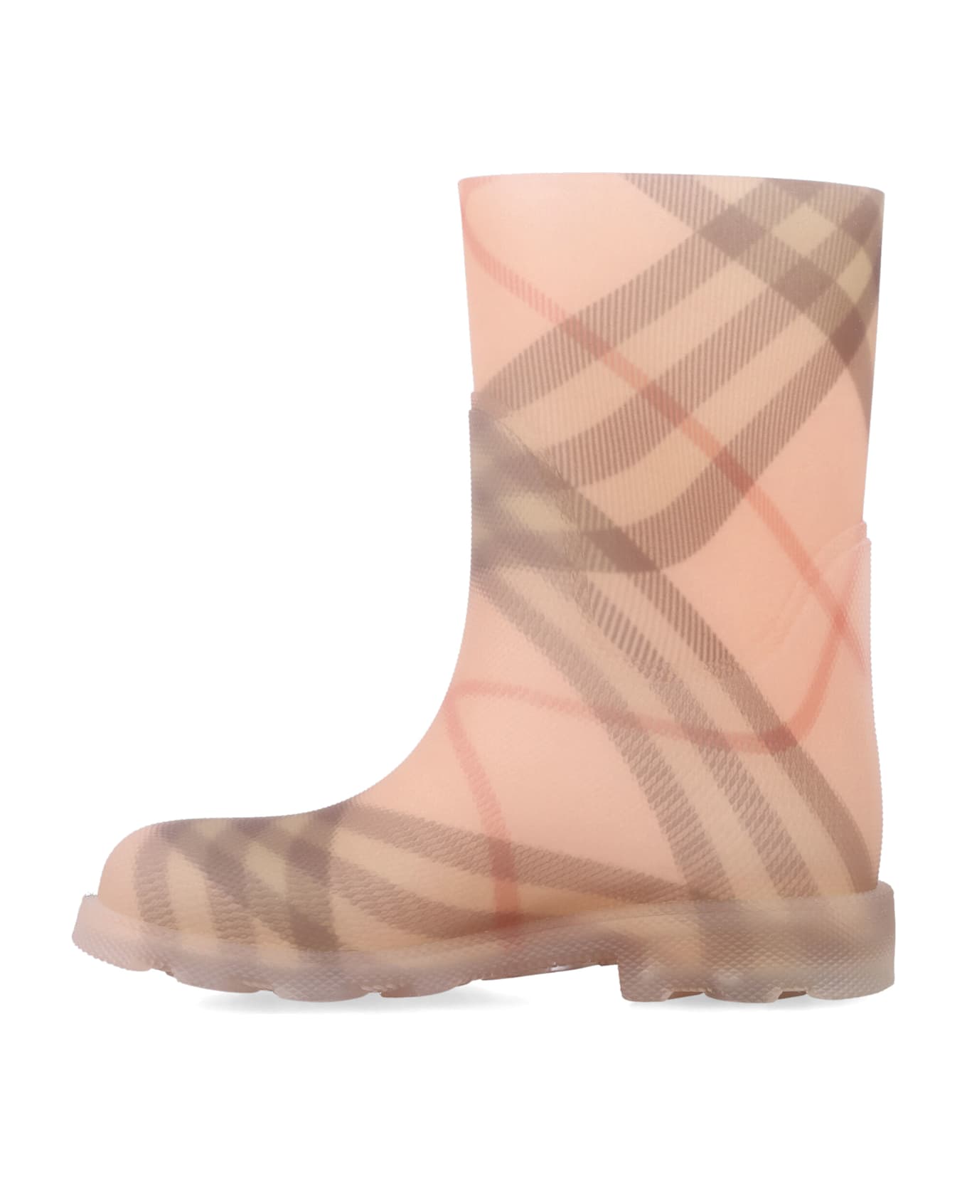 Burberry Kid - Check Rubber Marsh High Boots - PLUSH IP CHECK