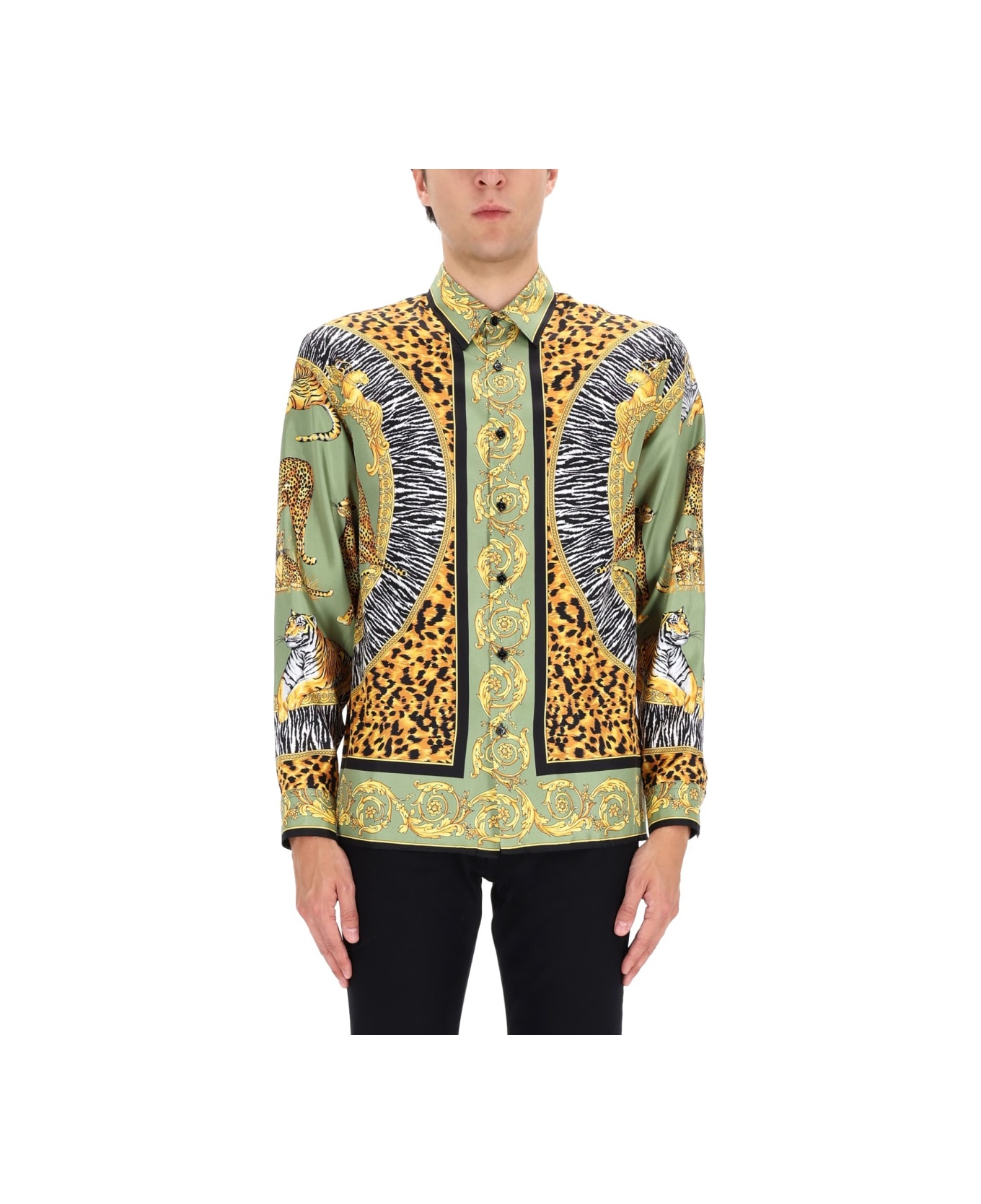 Versace "wild Cats" Shirt - MULTICOLOUR