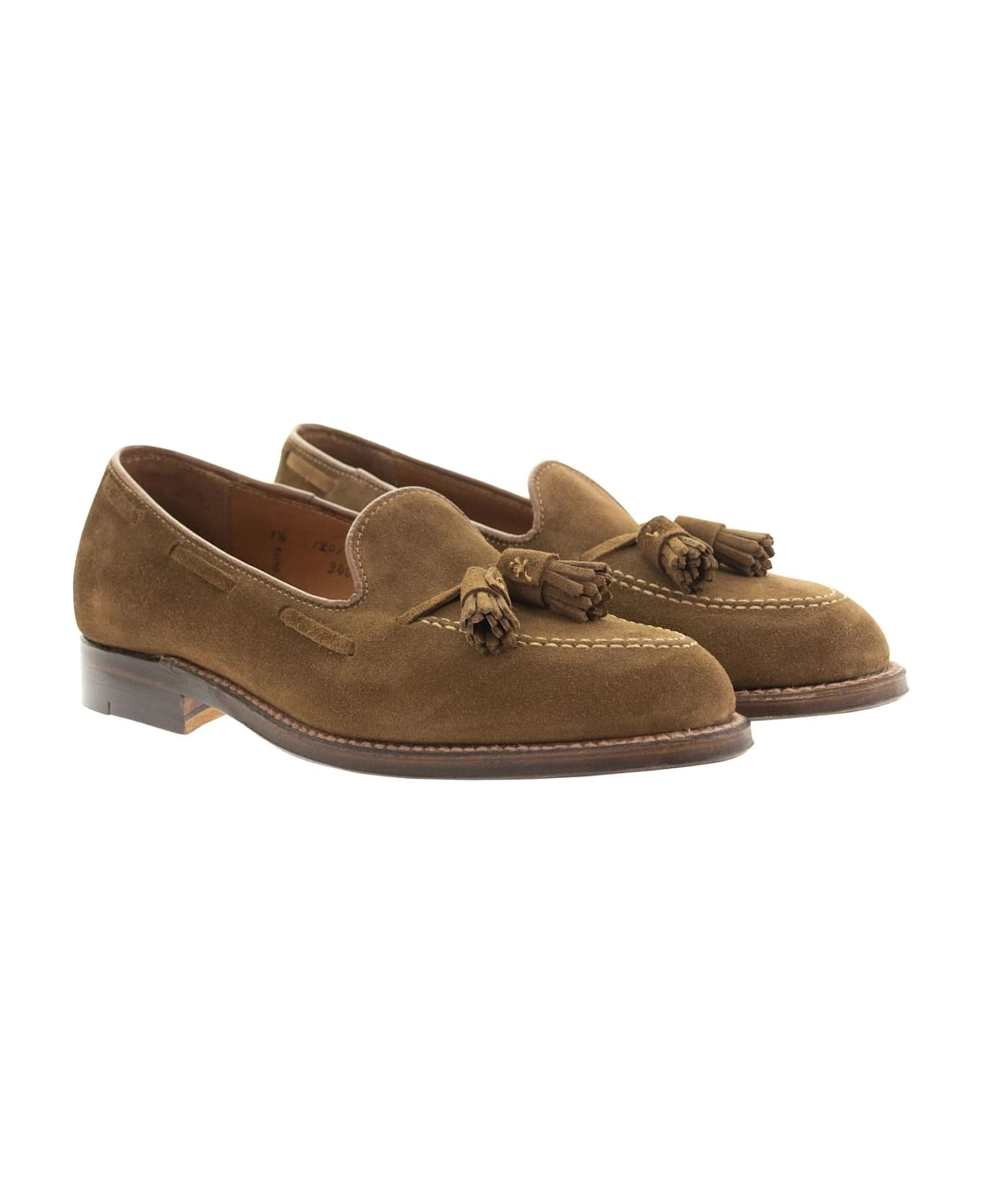 Alden 3403 Tassel Loafer Fitting E - Snuff Suede