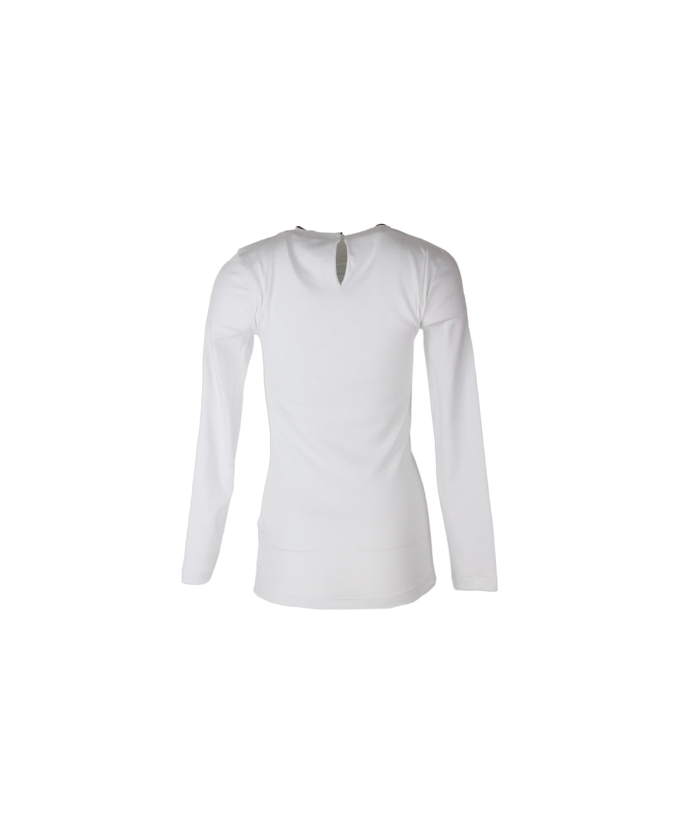 Brunello Cucinelli Long Sleeve T-shirt - White
