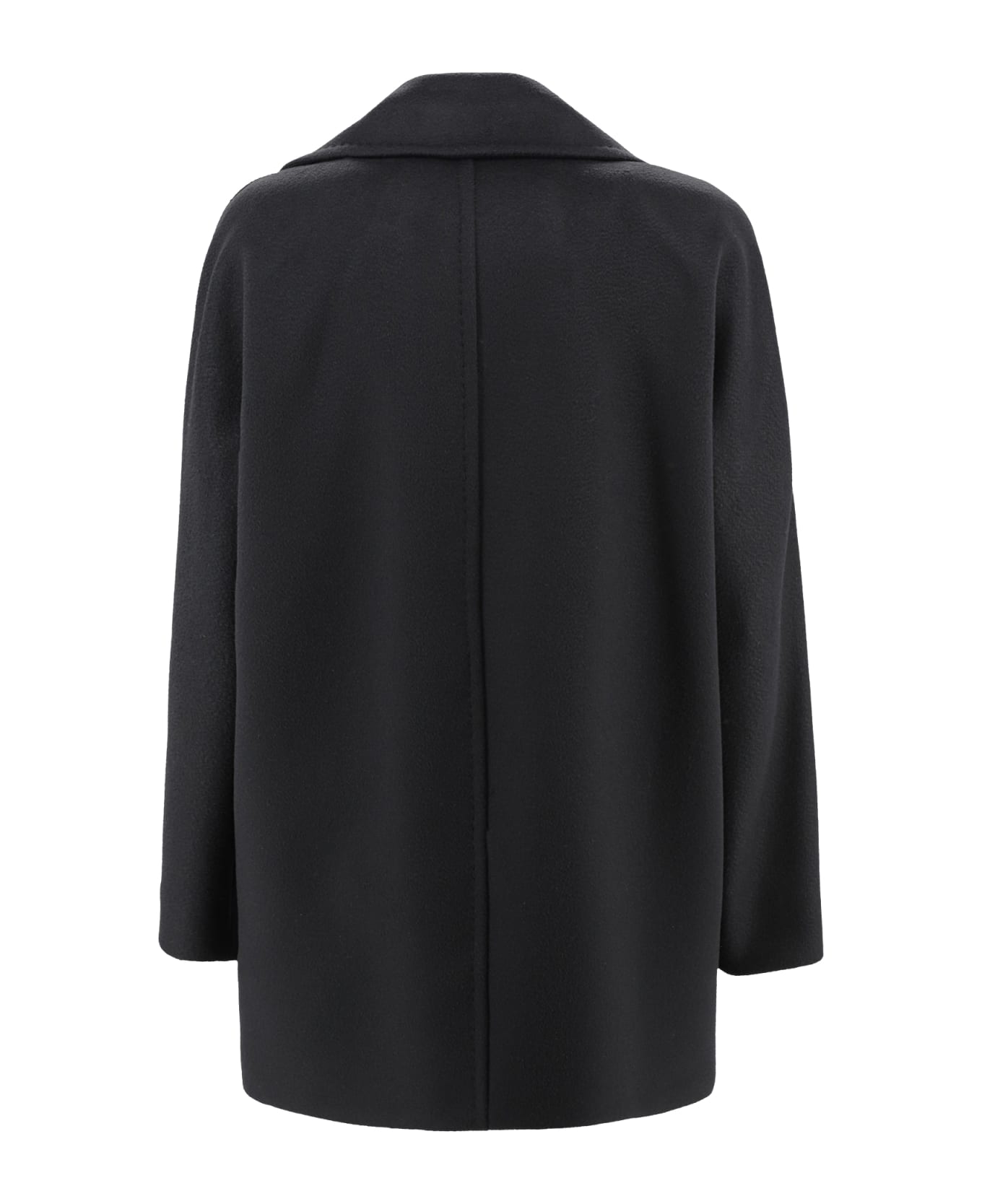 Max Mara Studio Kent Double-breasted Coat - Black