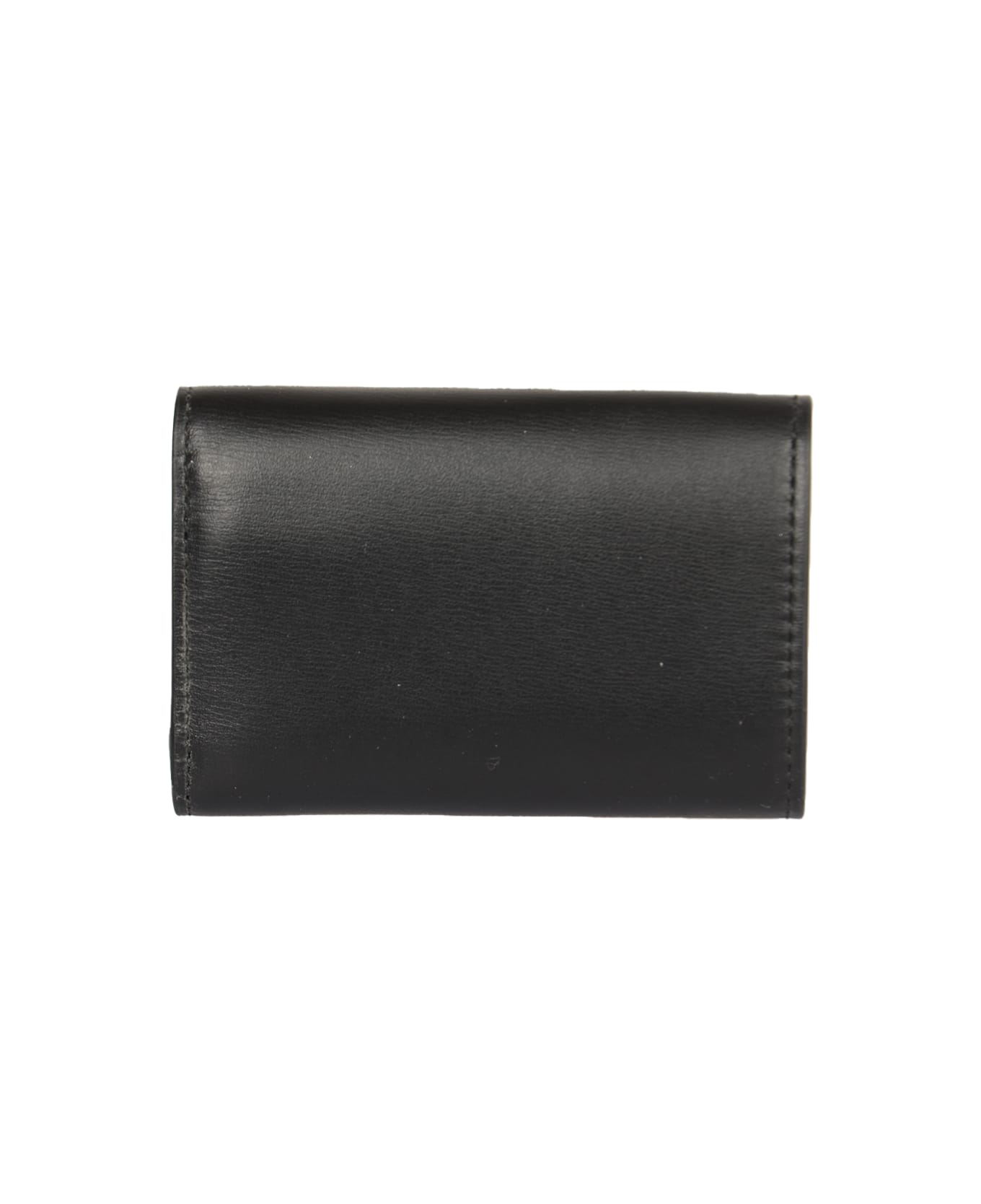 Ferragamo Snap Button Logo Wallet - Black
