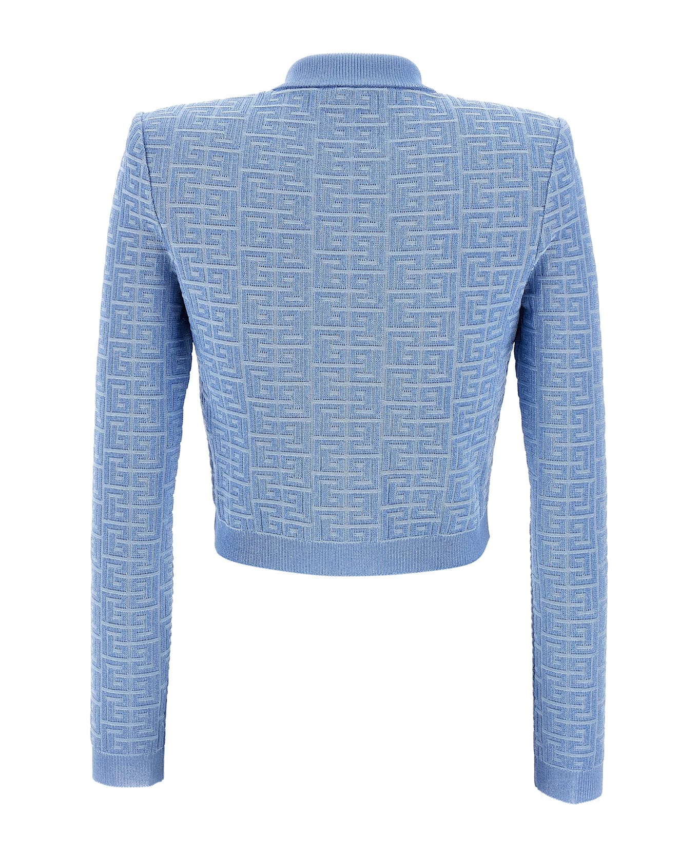 Balmain Pb Cardigan - Light Blue