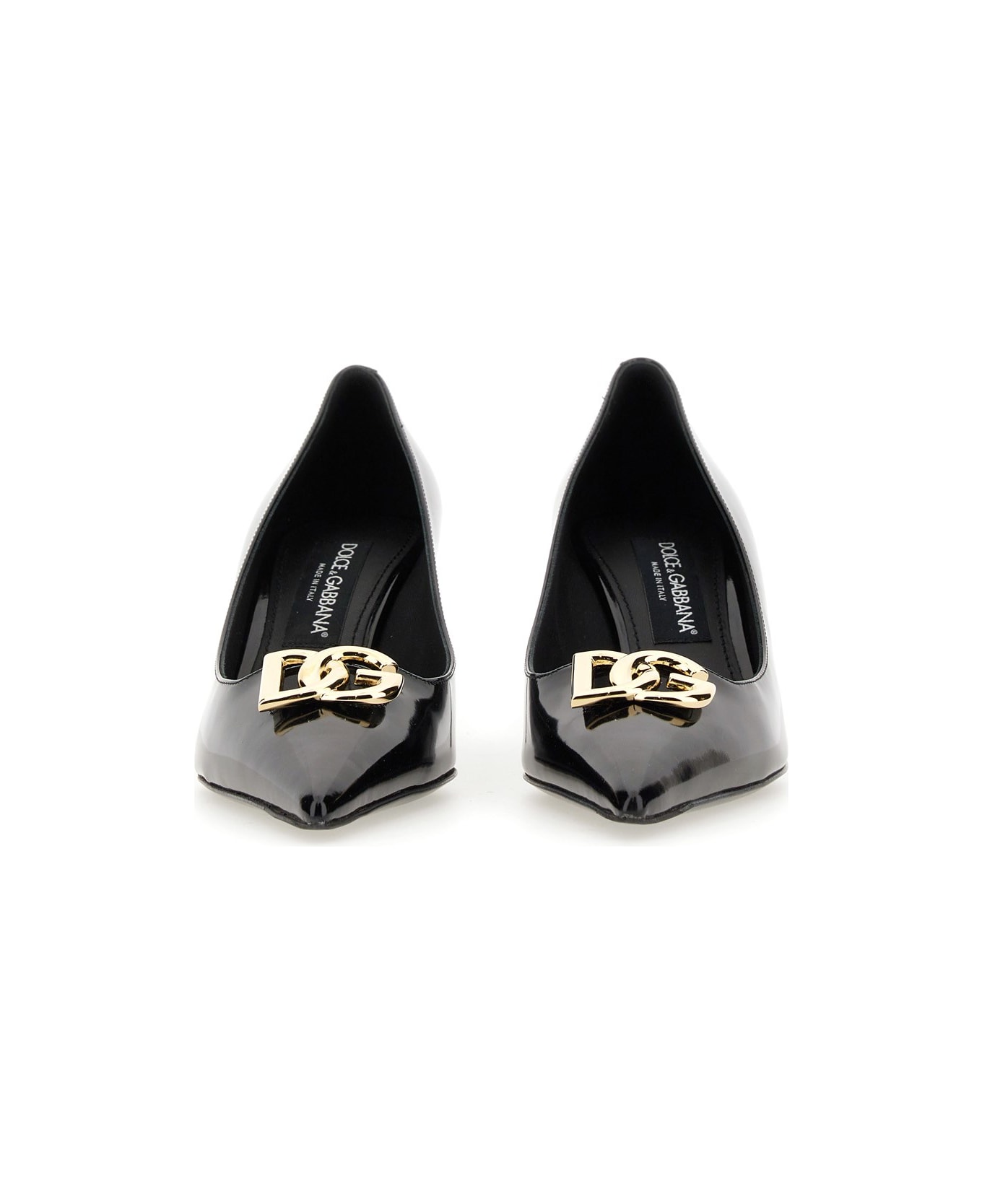 Dolce & Gabbana Leather Pointy-toe Pumps - Black
