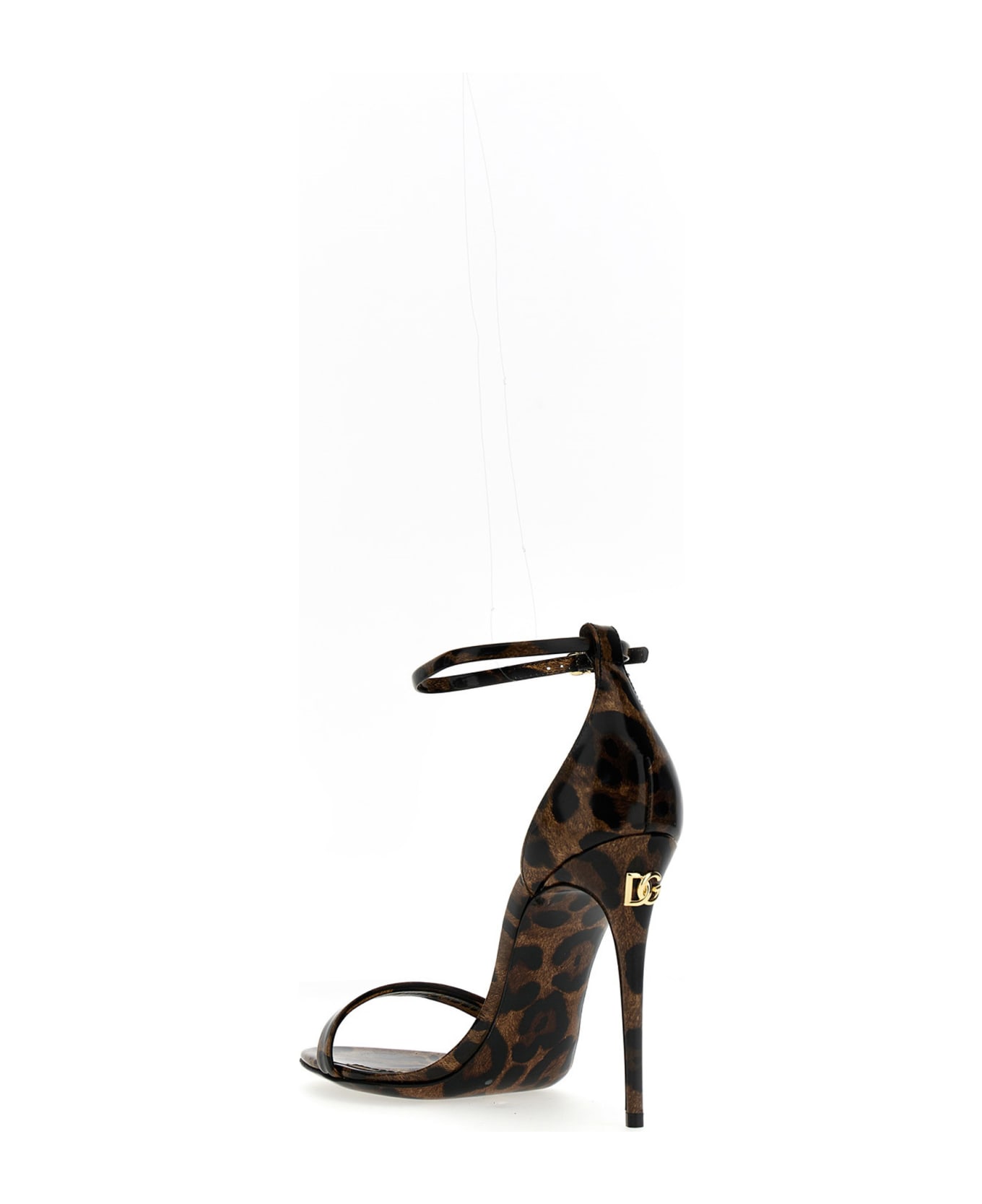Dolce & Gabbana 'leopardo' Sandals - Brown サンダル