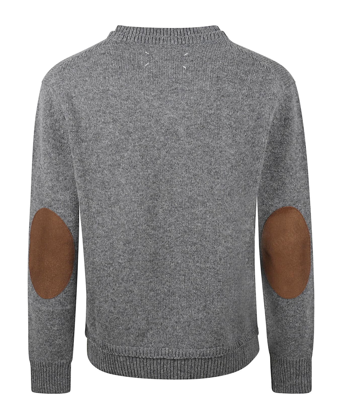 Maison Margiela Elbow Patch Sweater - MEDIUM GREY ニットウェア