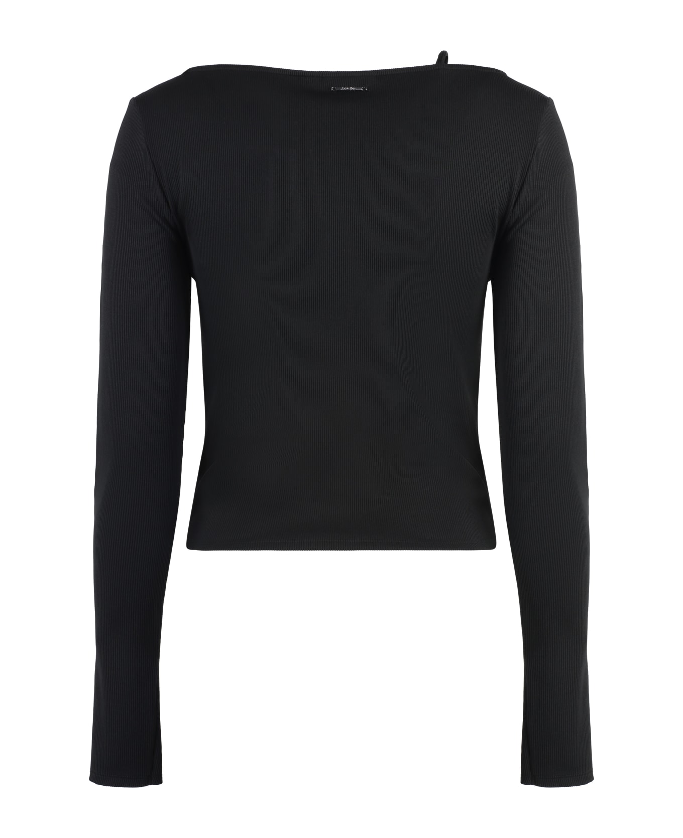 Calvin Klein Long-sleeve Top - black Tシャツ