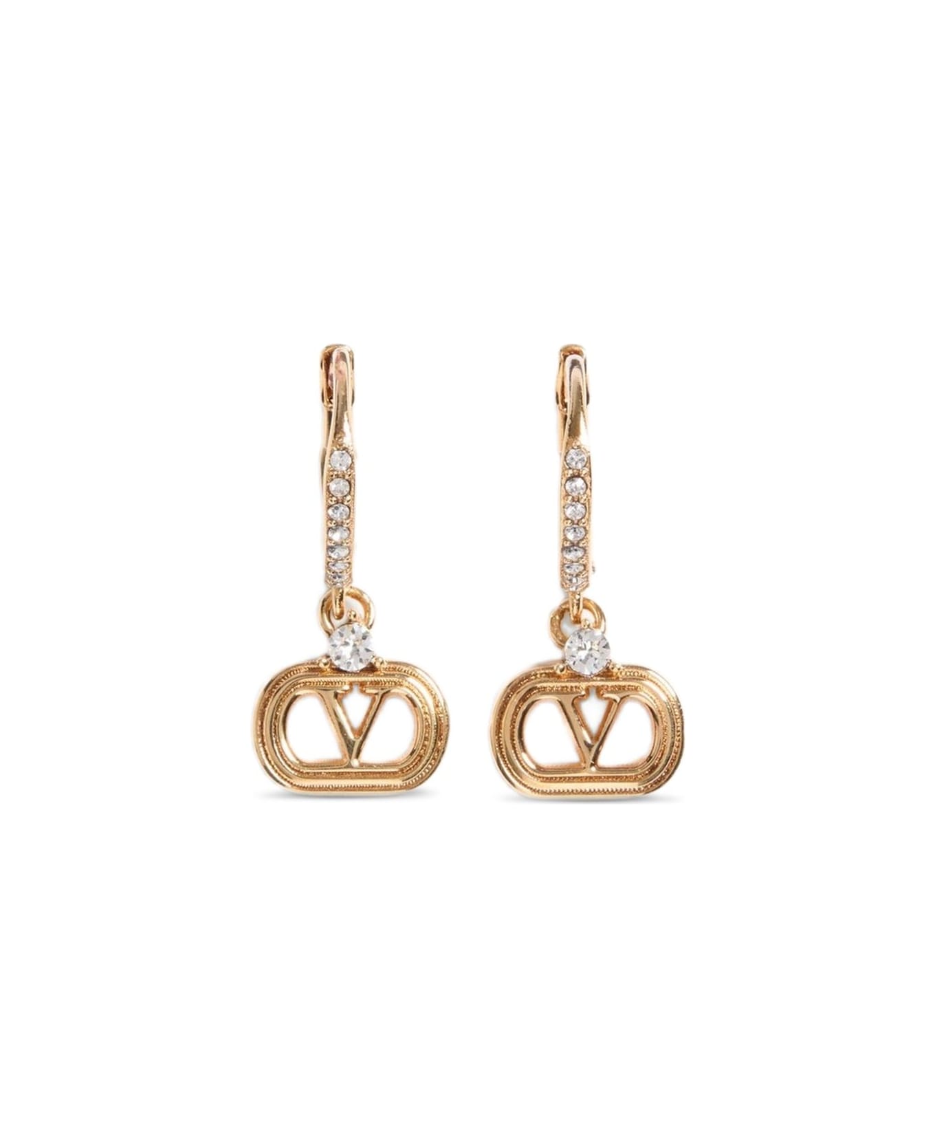 Valentino Garavani Vlogo Signature Earrings - Golden