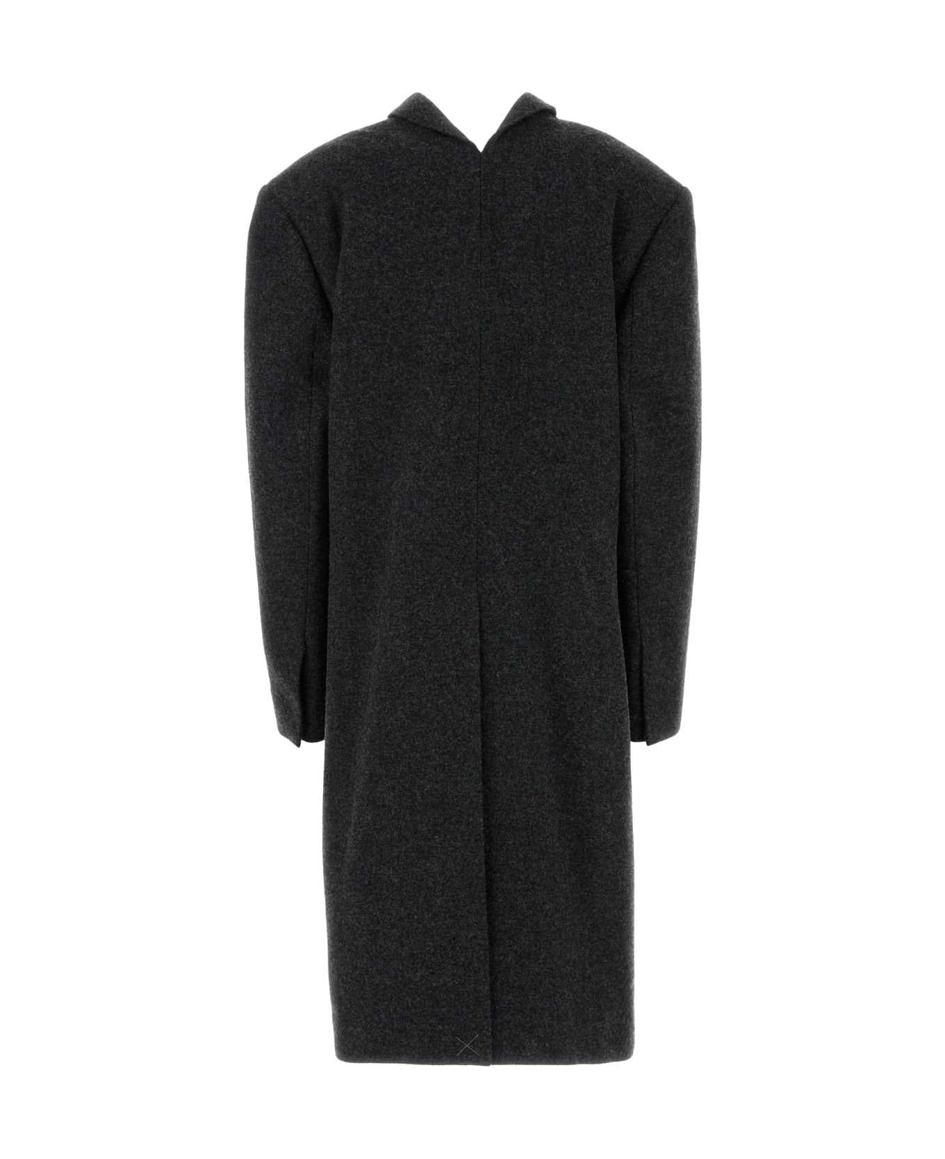 Prada Slate Wool Coat - ARDESIA