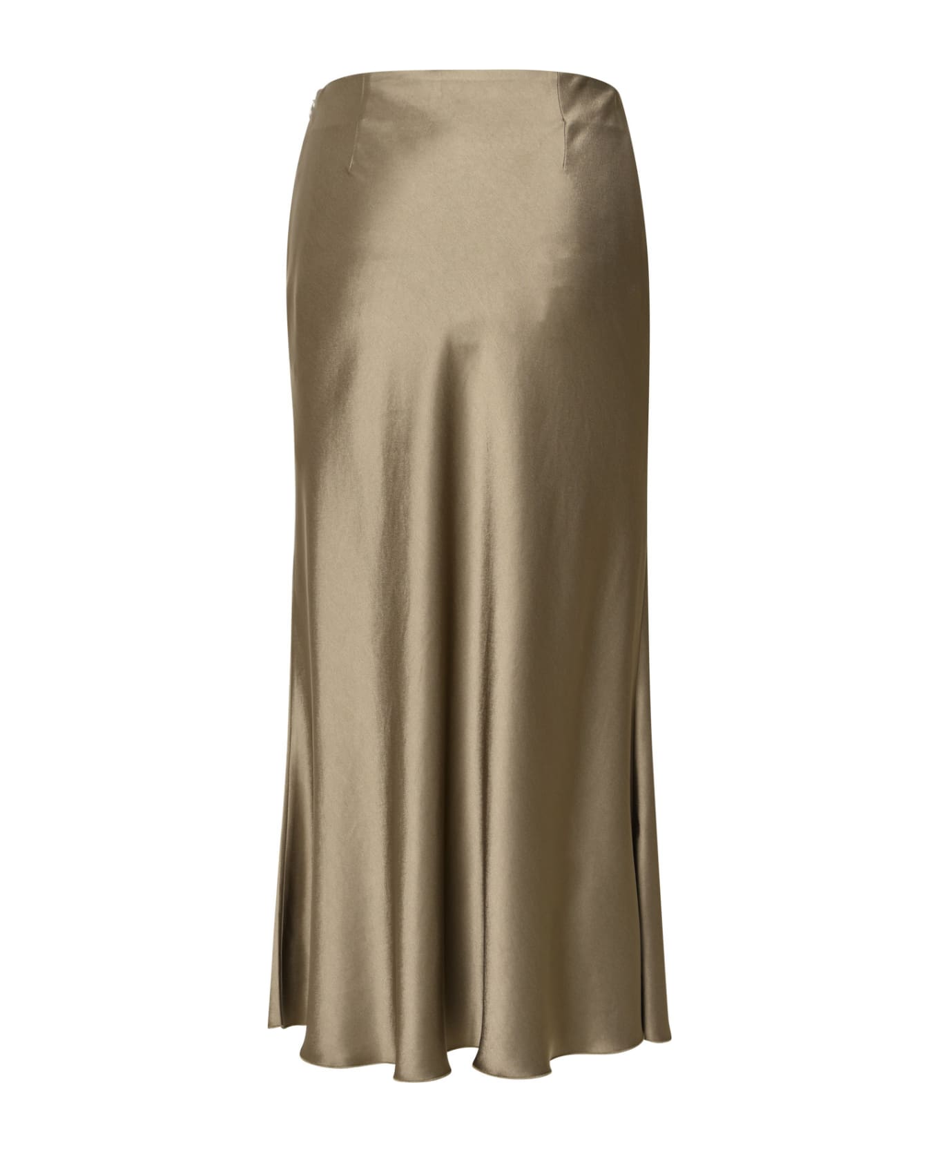 Nanushka 'razi' Skirt In Brown Acetate Blend - Beige