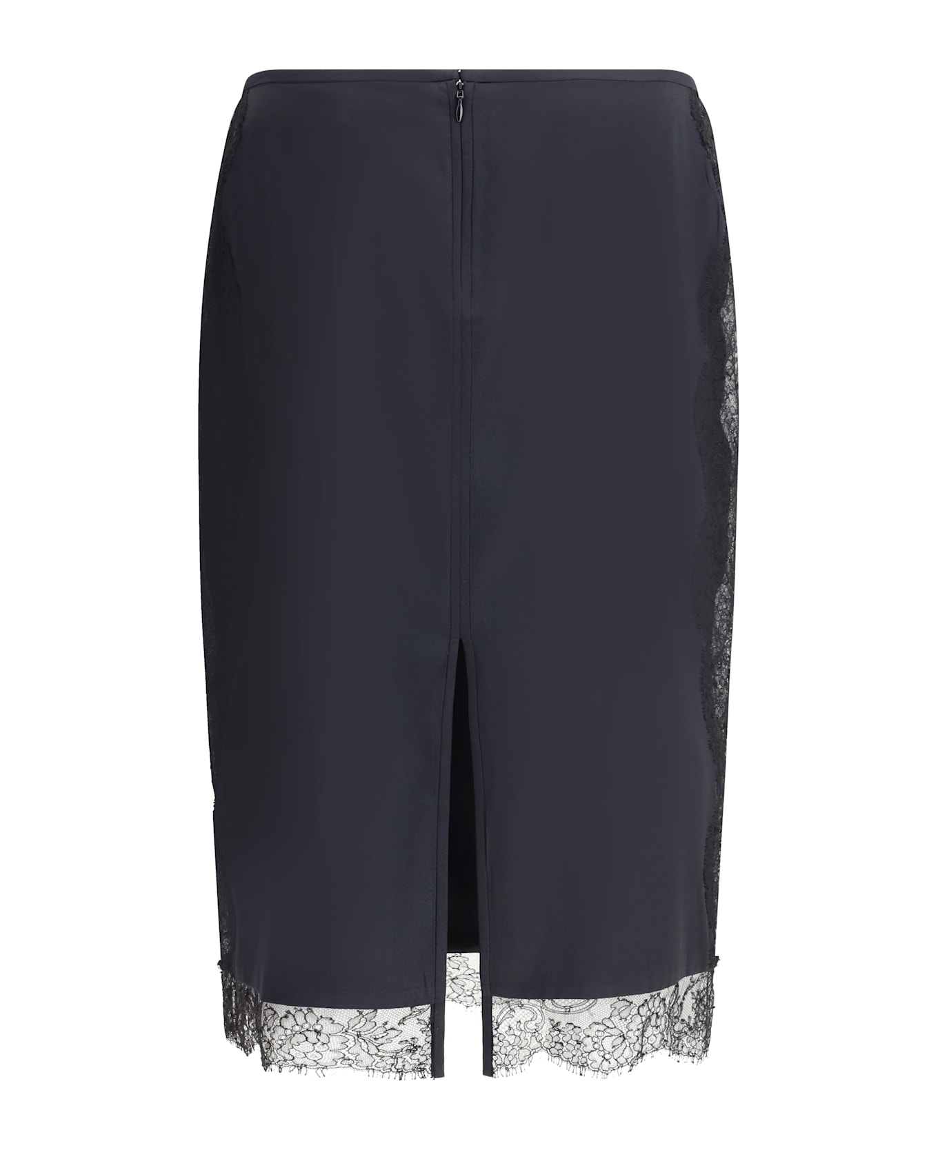 Tom Ford Satin Skirt With Lace Details