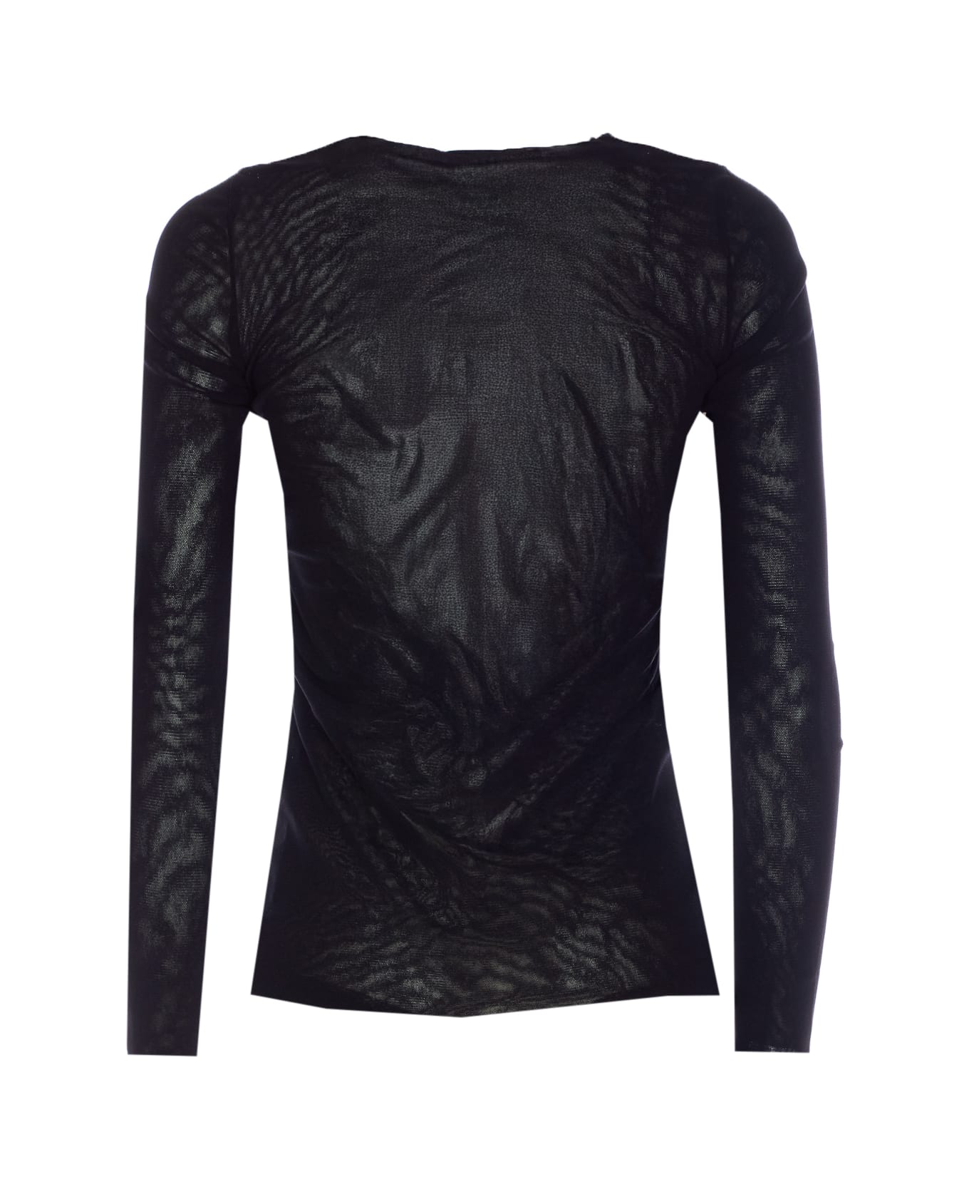Jean Paul Gaultier 3d Spirale Long Sleeves - Black