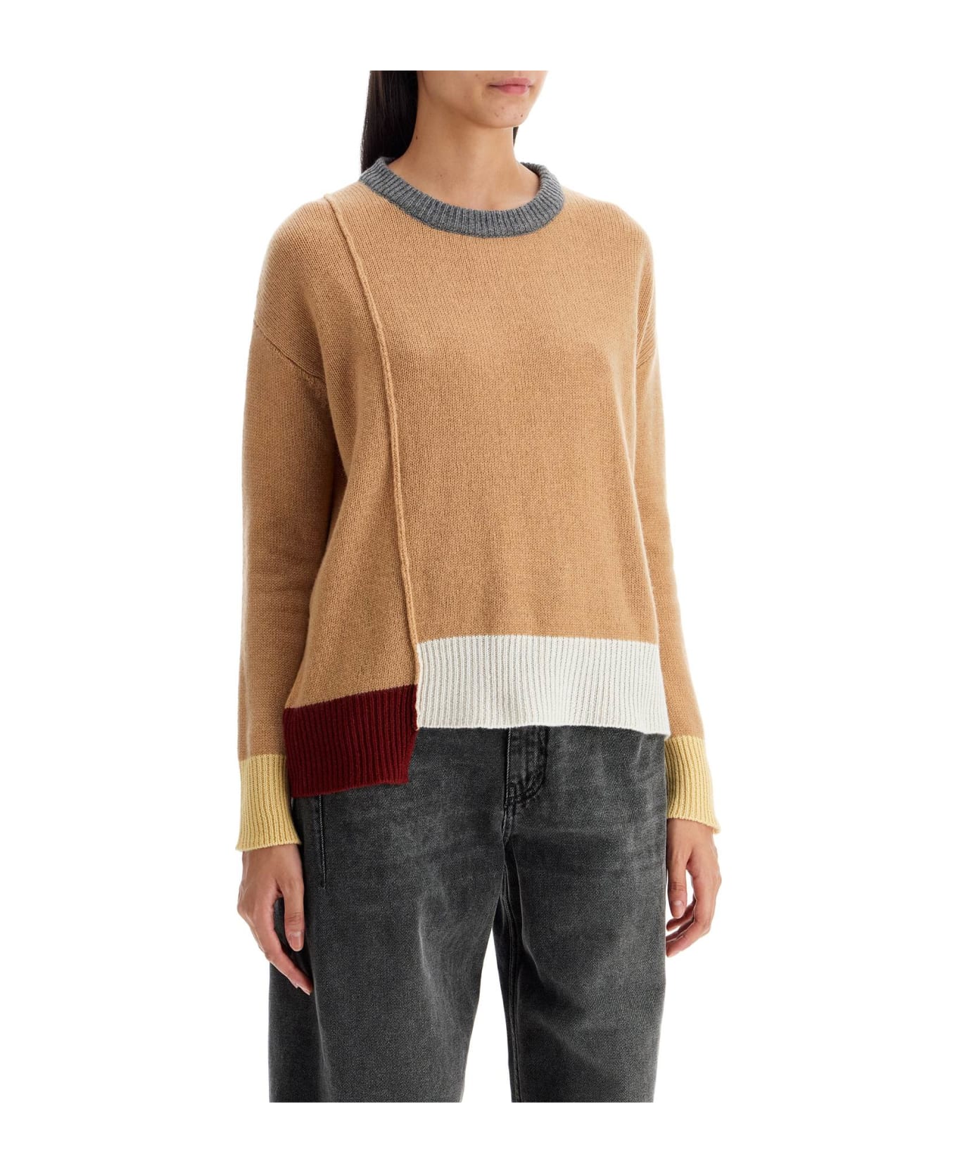 Marni Cashmere Boxy Pullover - Beige